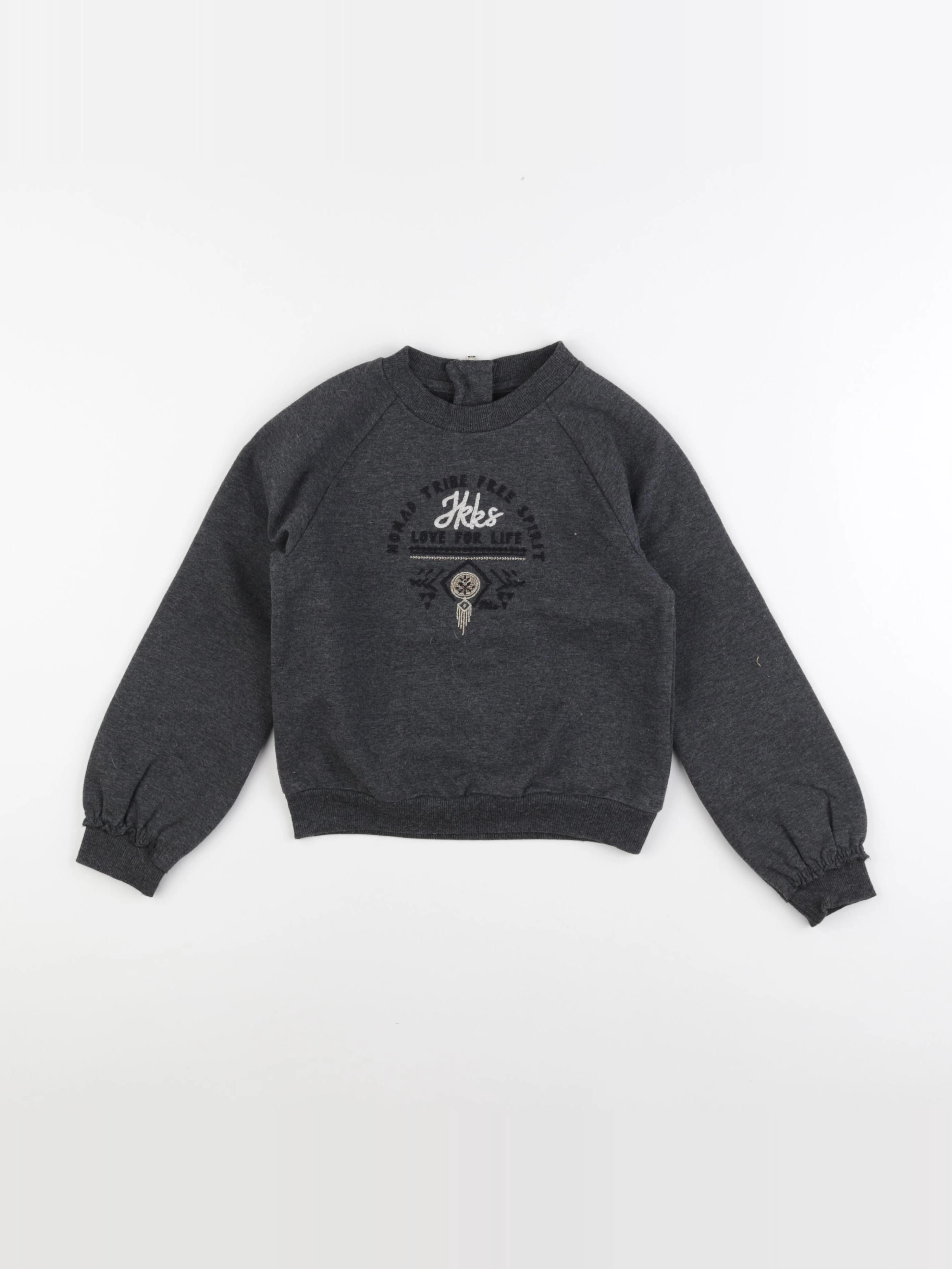 IKKS - sweat gris - 6 ans