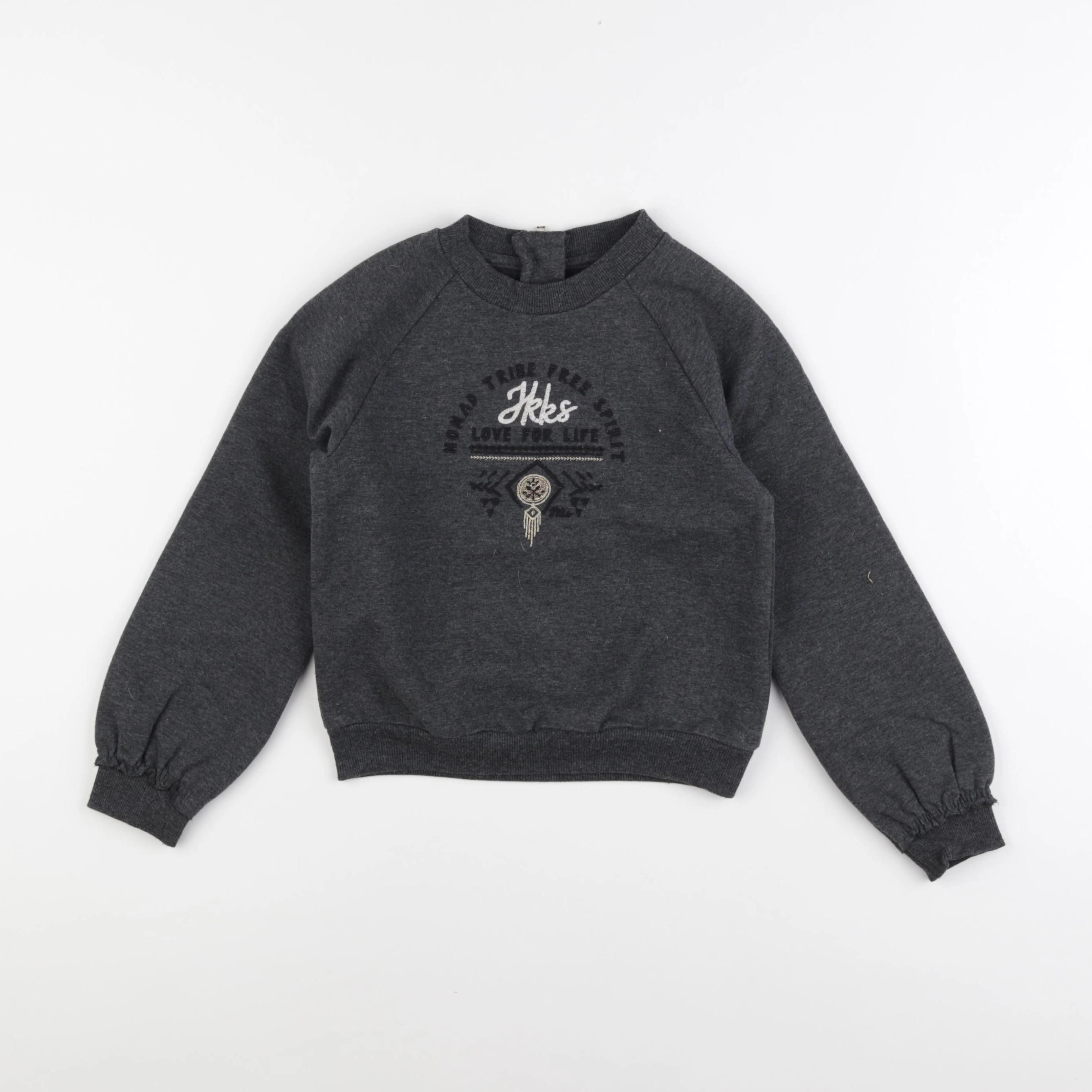 IKKS - sweat gris - 6 ans
