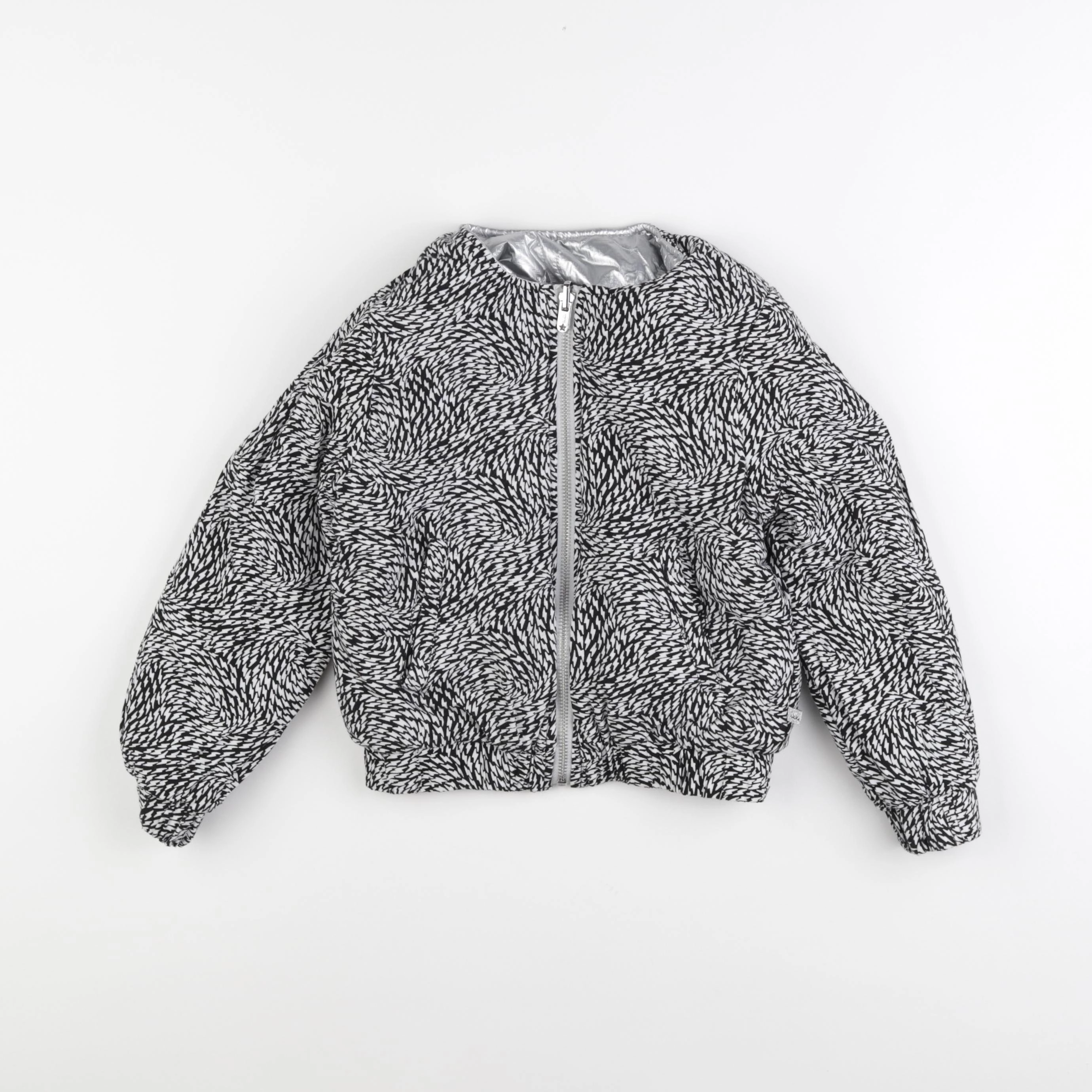 IKKS - veste réversible noir, argent - 6 ans
