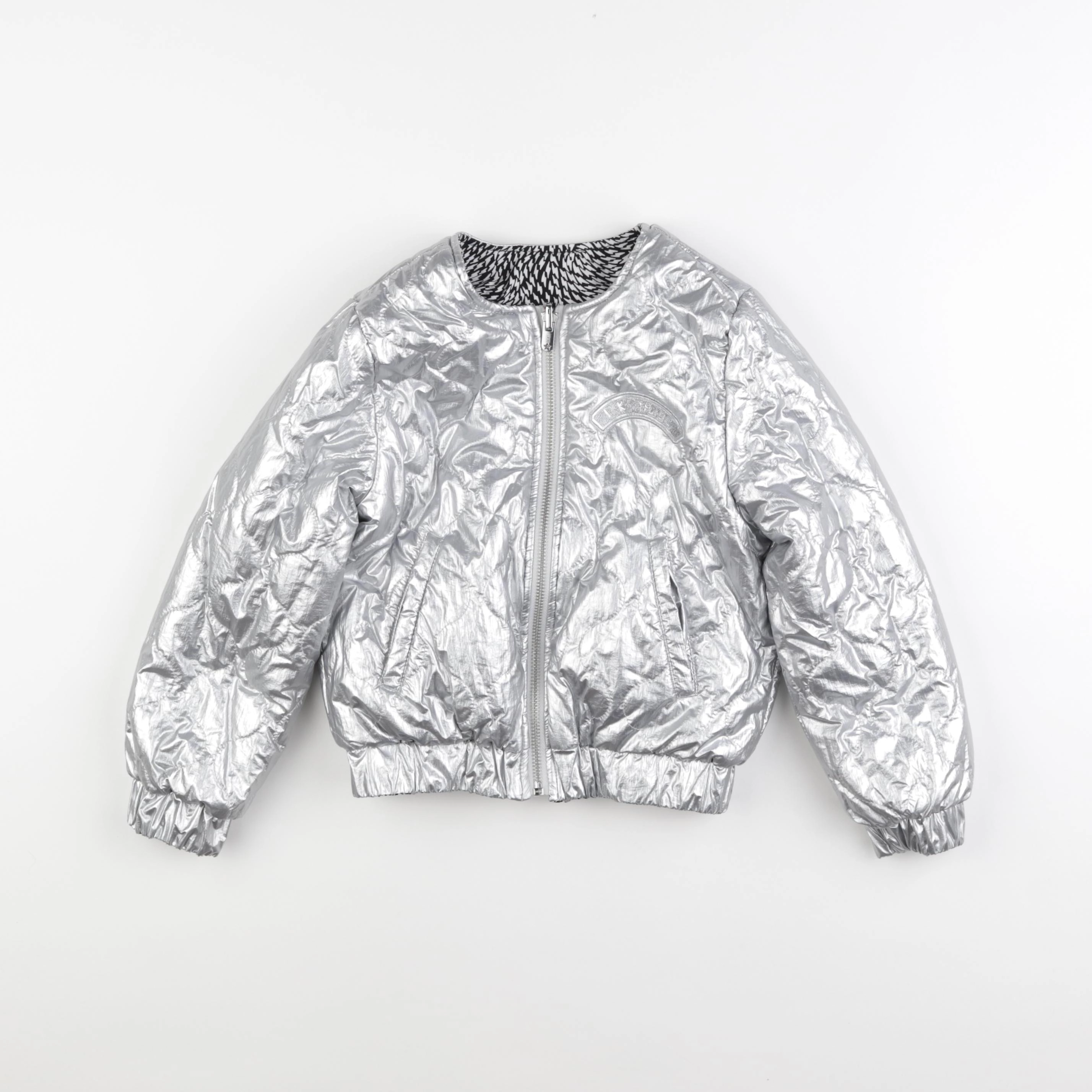 IKKS - veste réversible noir, argent - 6 ans