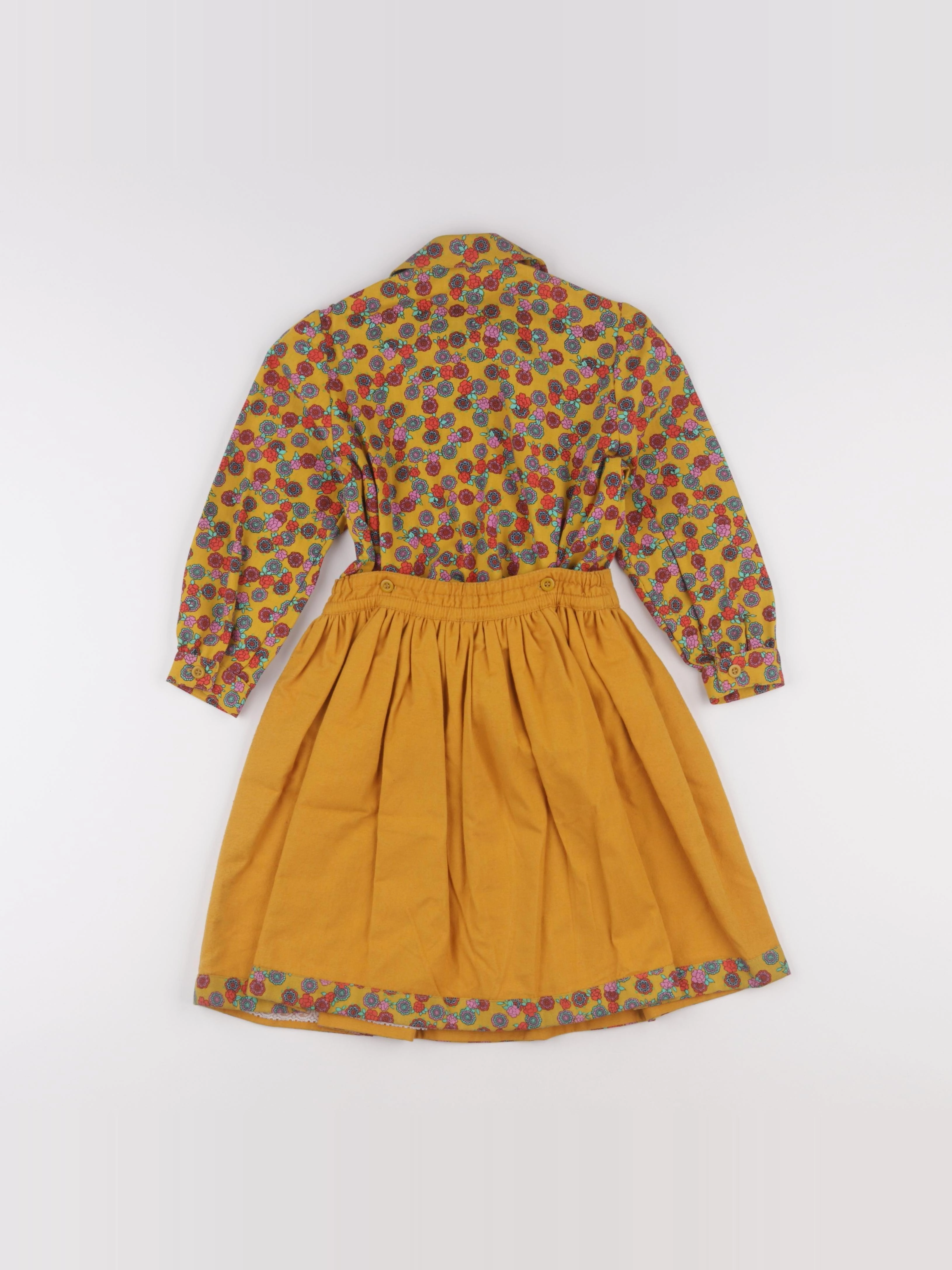 Vintage - ensemble jaune - 5 ans