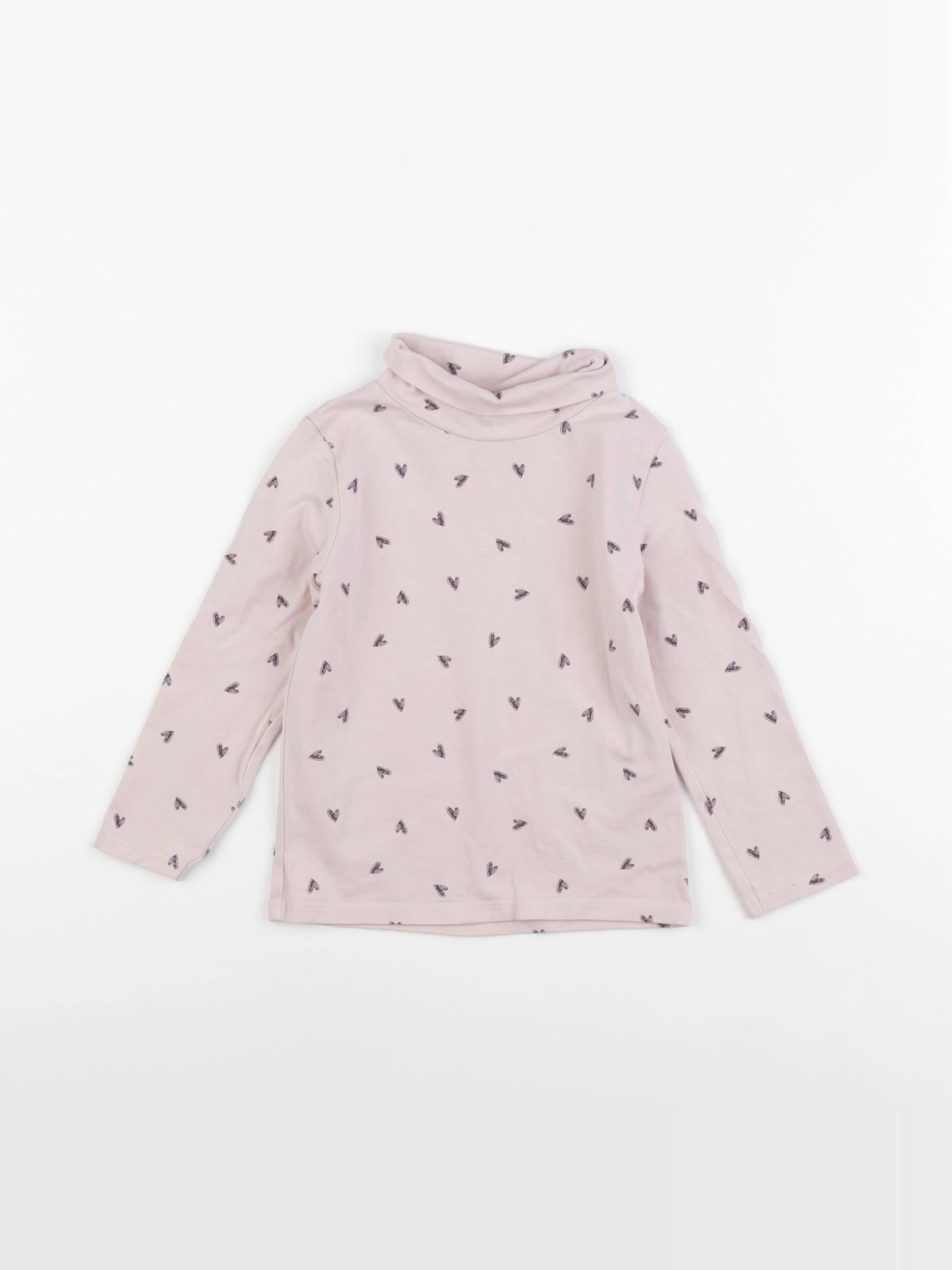 Vertbaudet - sous-pull rose - 2 ans