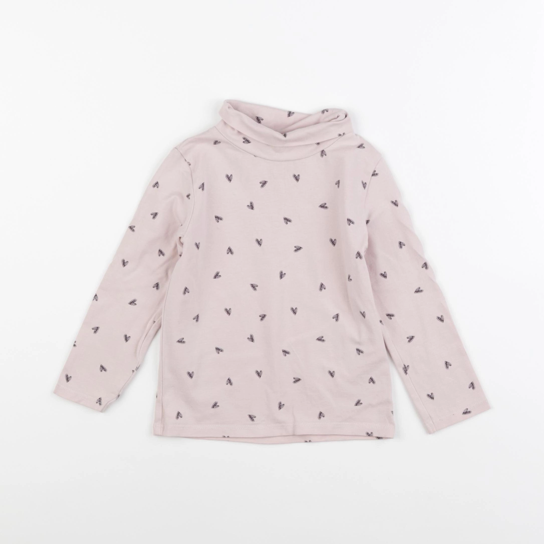 Vertbaudet - sous-pull rose - 2 ans
