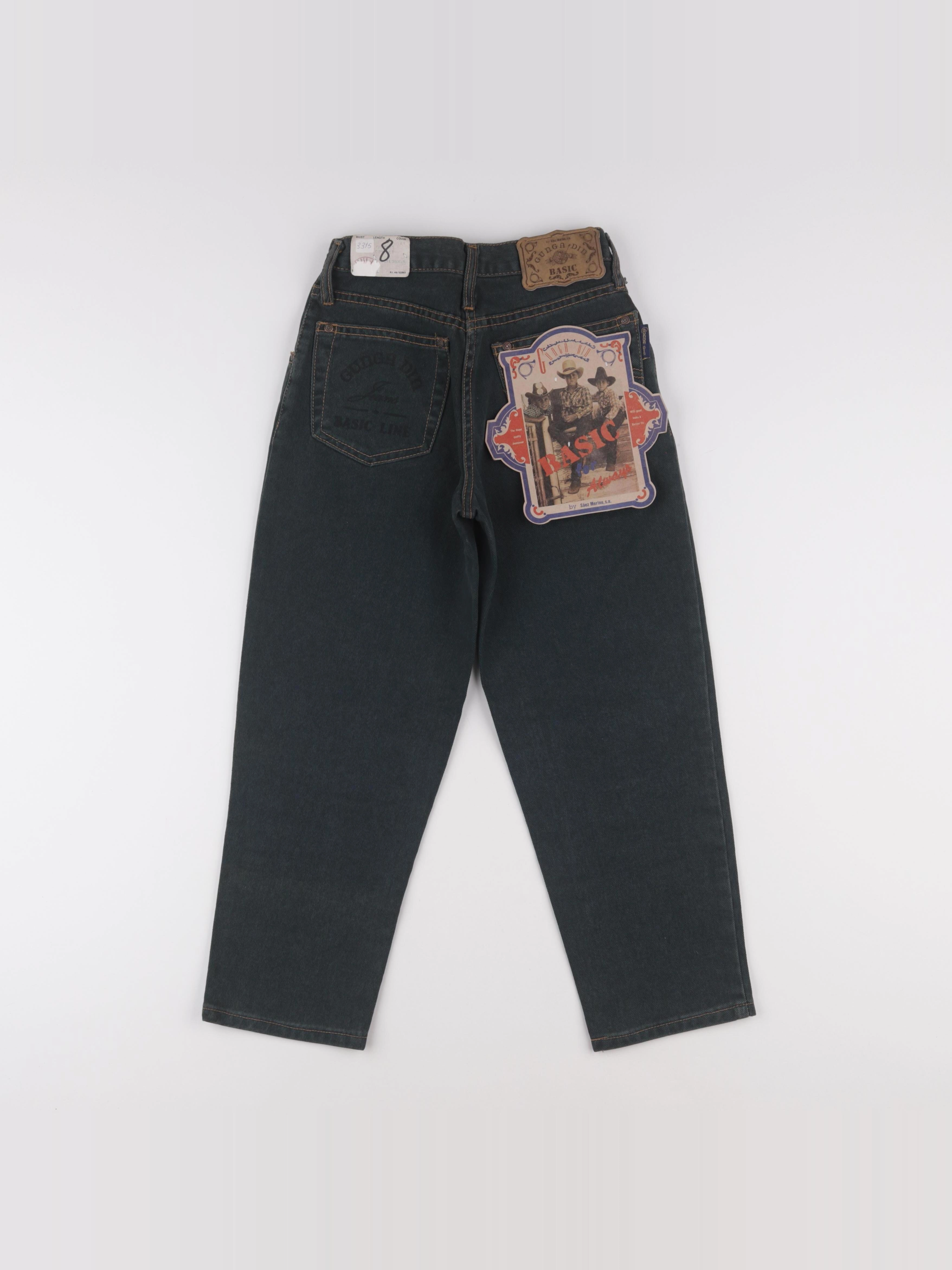 Vintage - jean vert - 8 ans