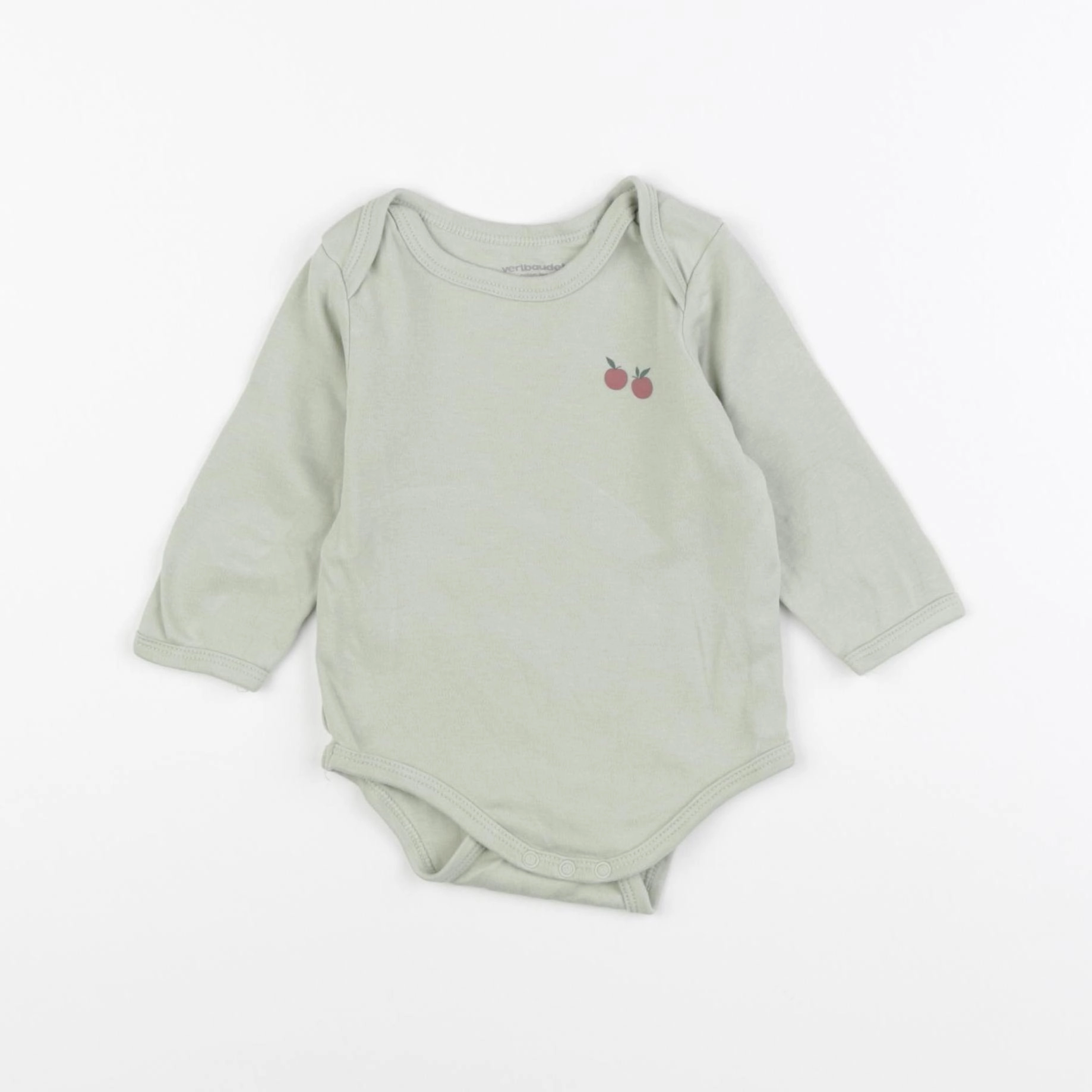 Vertbaudet - body vert - 9 mois