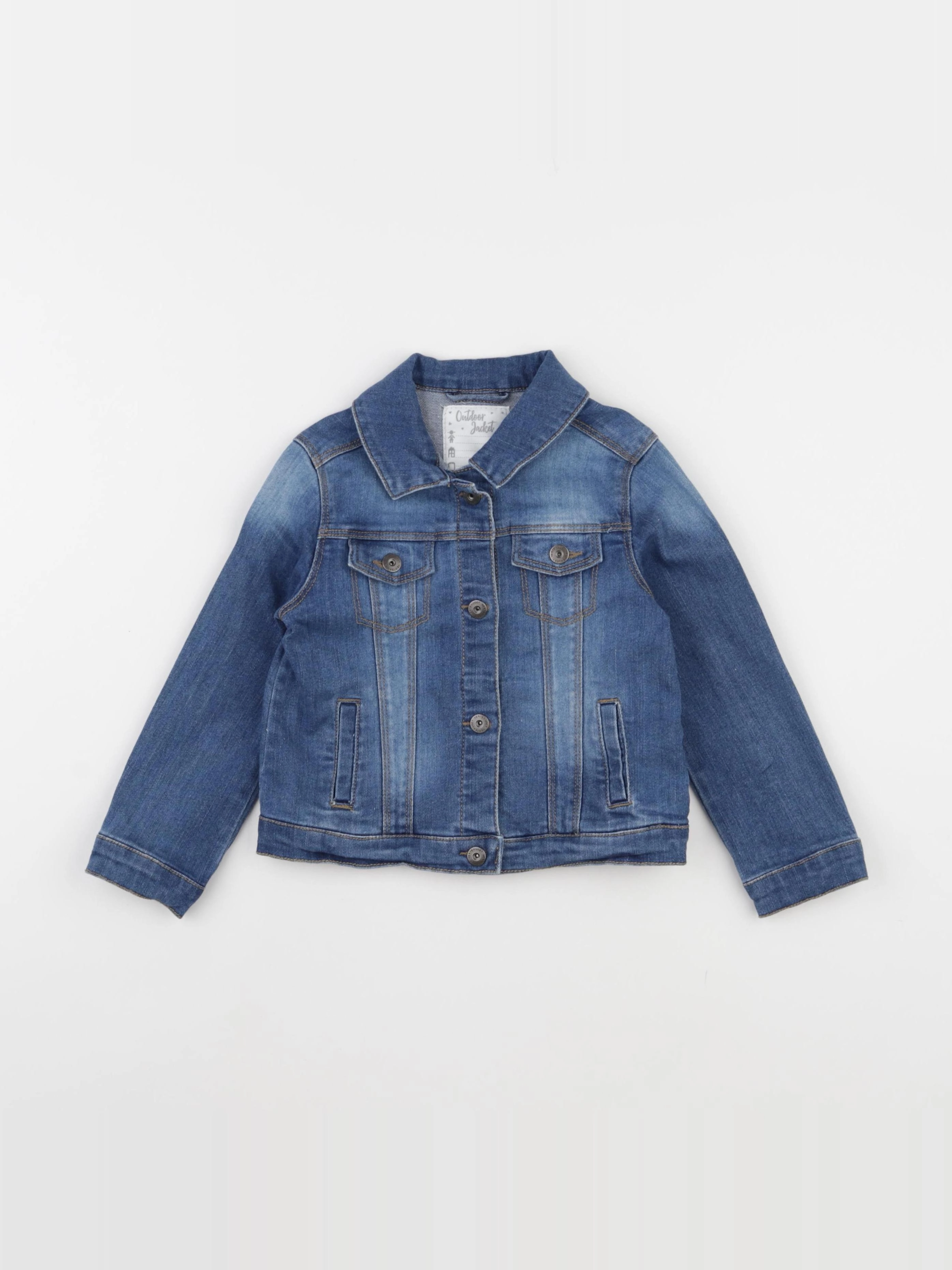 Vertbaudet - veste bleu - 4 ans