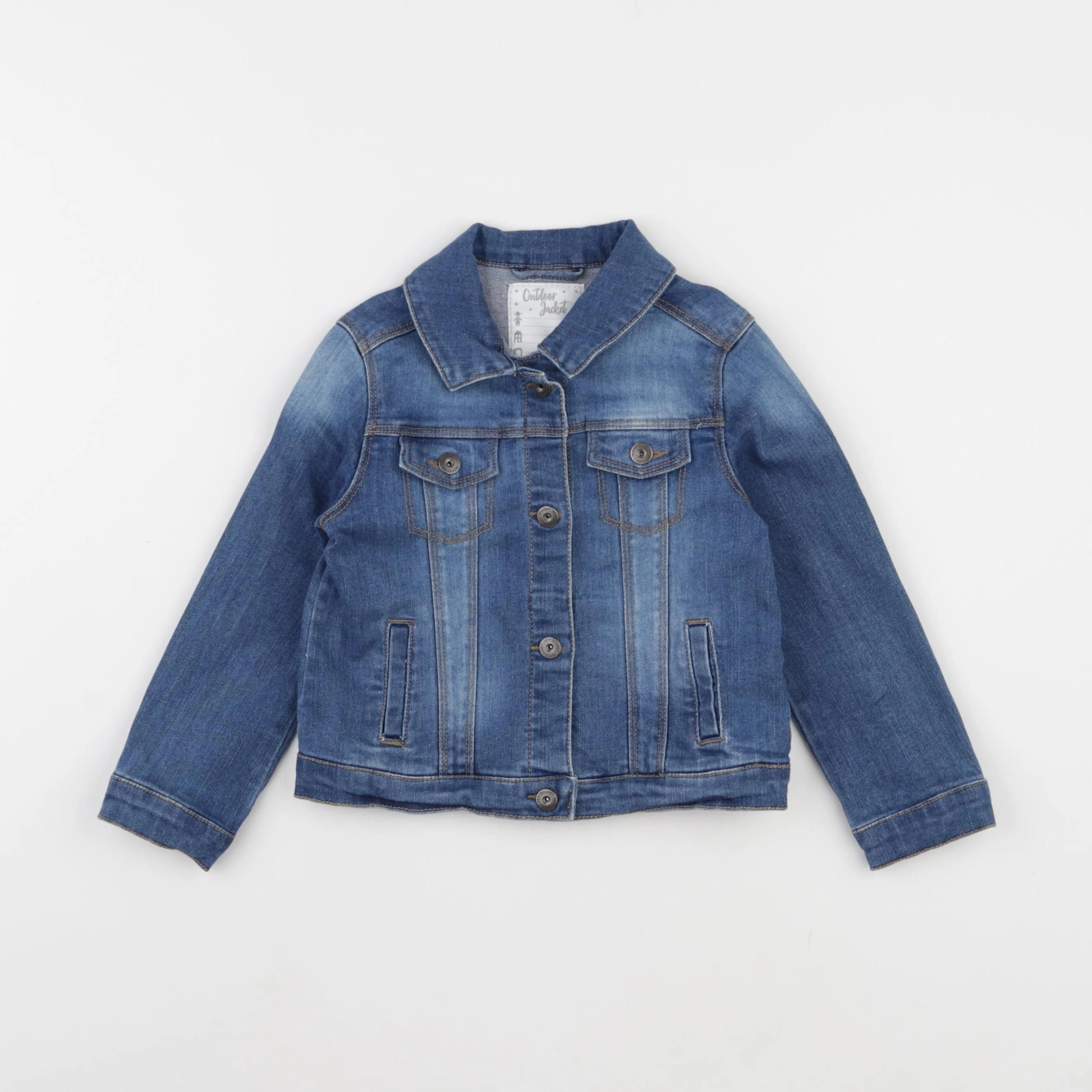 Vertbaudet - veste bleu - 4 ans