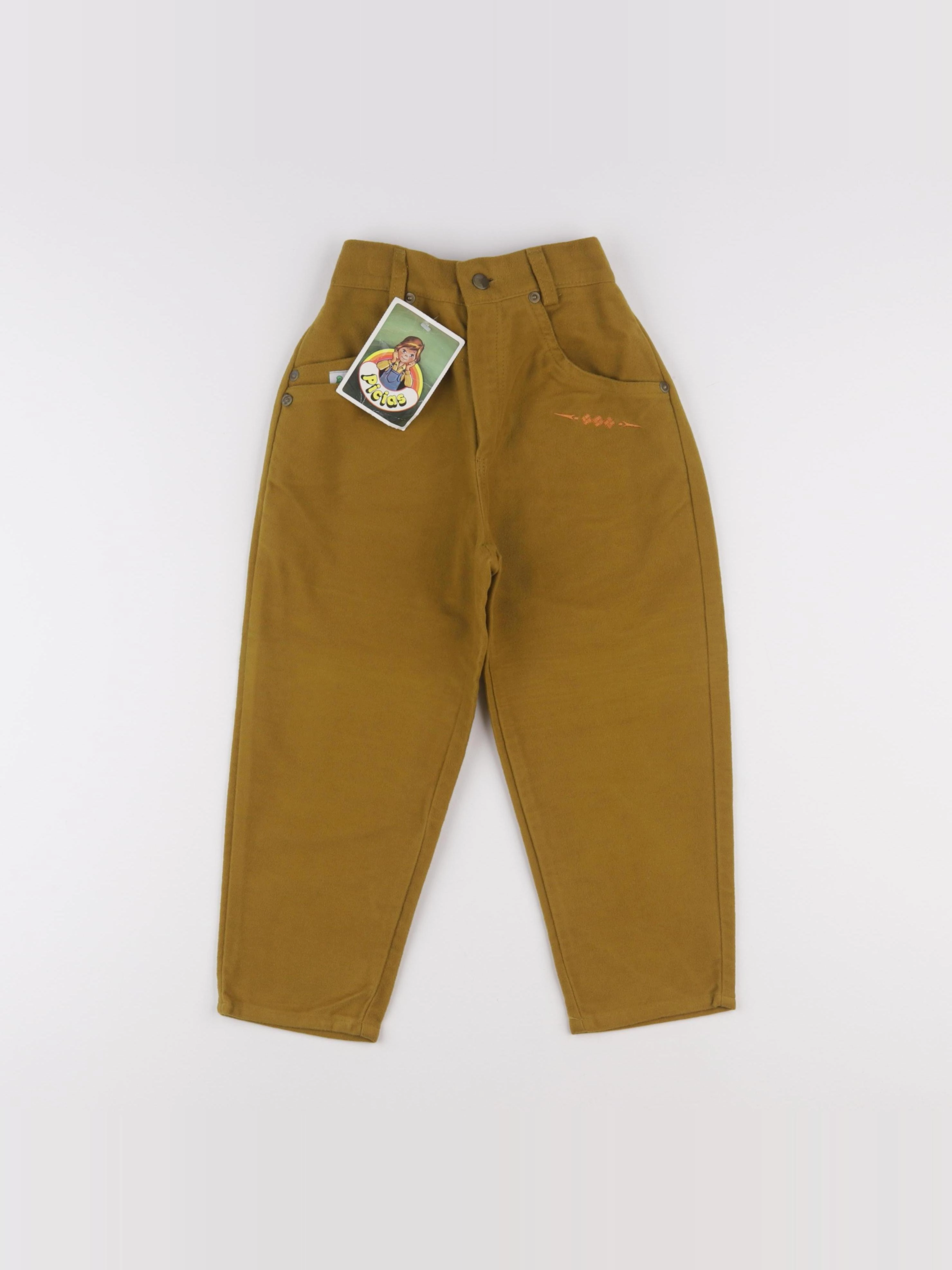 Vintage - pantalon jaune - 4 ans