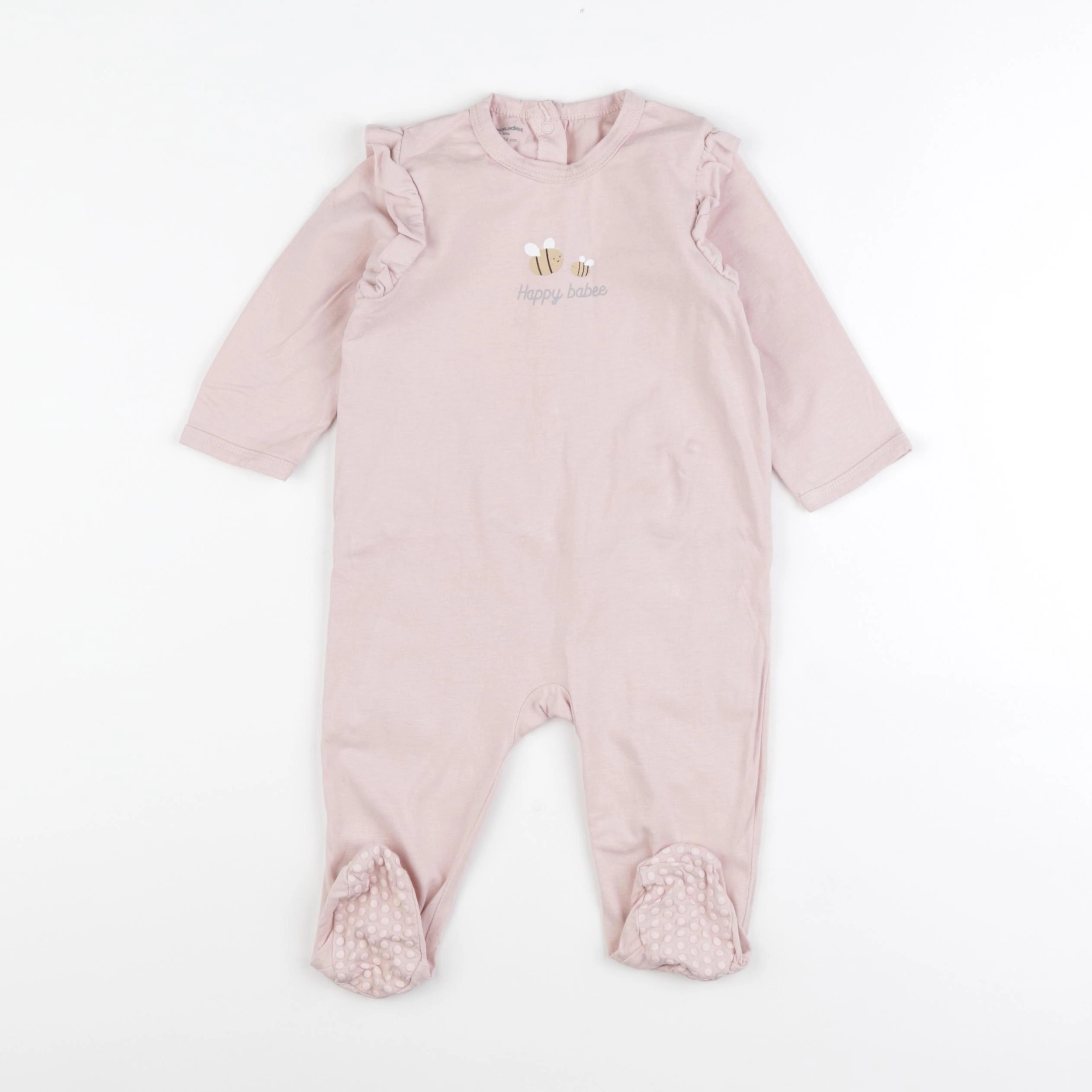 Vertbaudet - pyjama coton rose - 12 mois