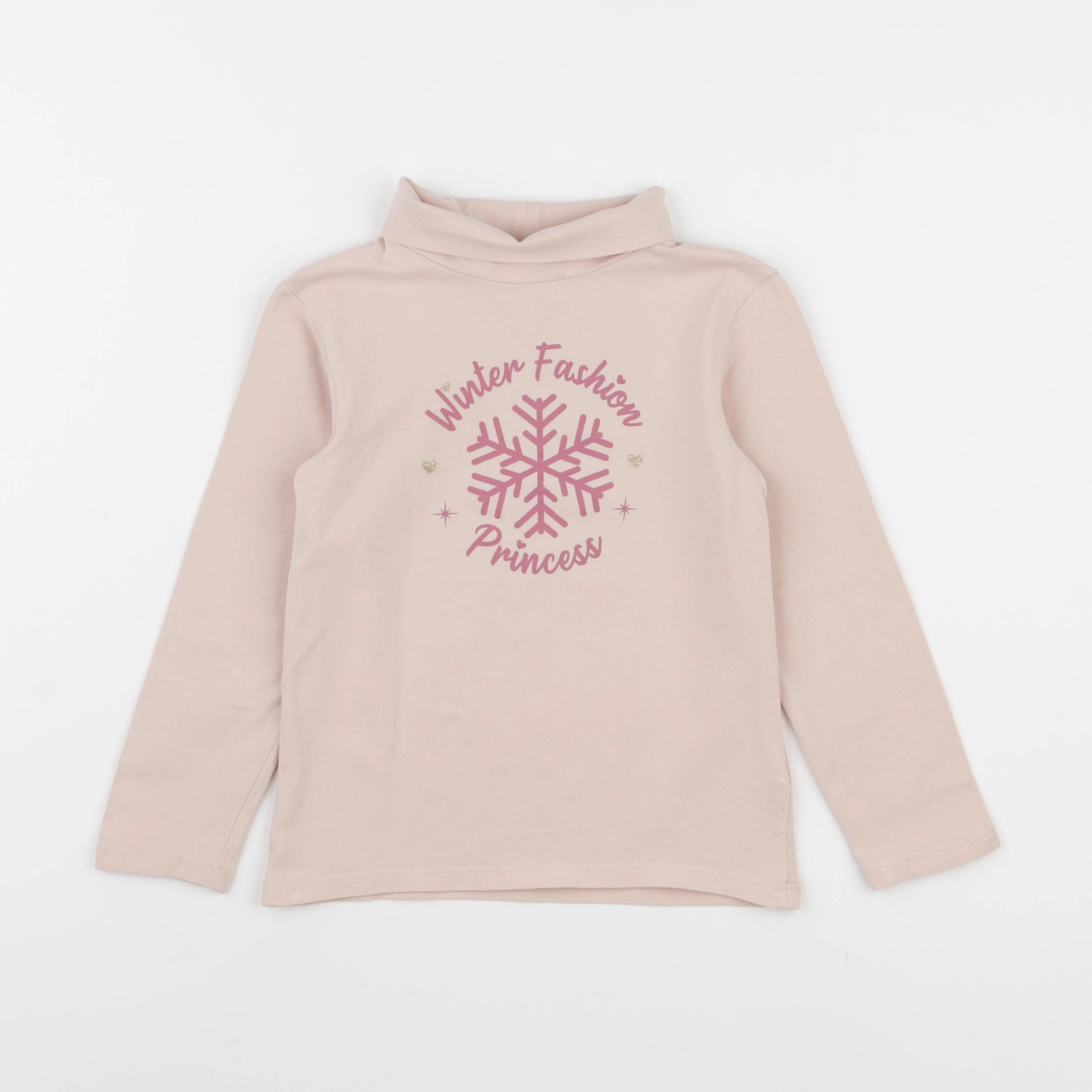 Vertbaudet - sous-pull rose - 5 ans