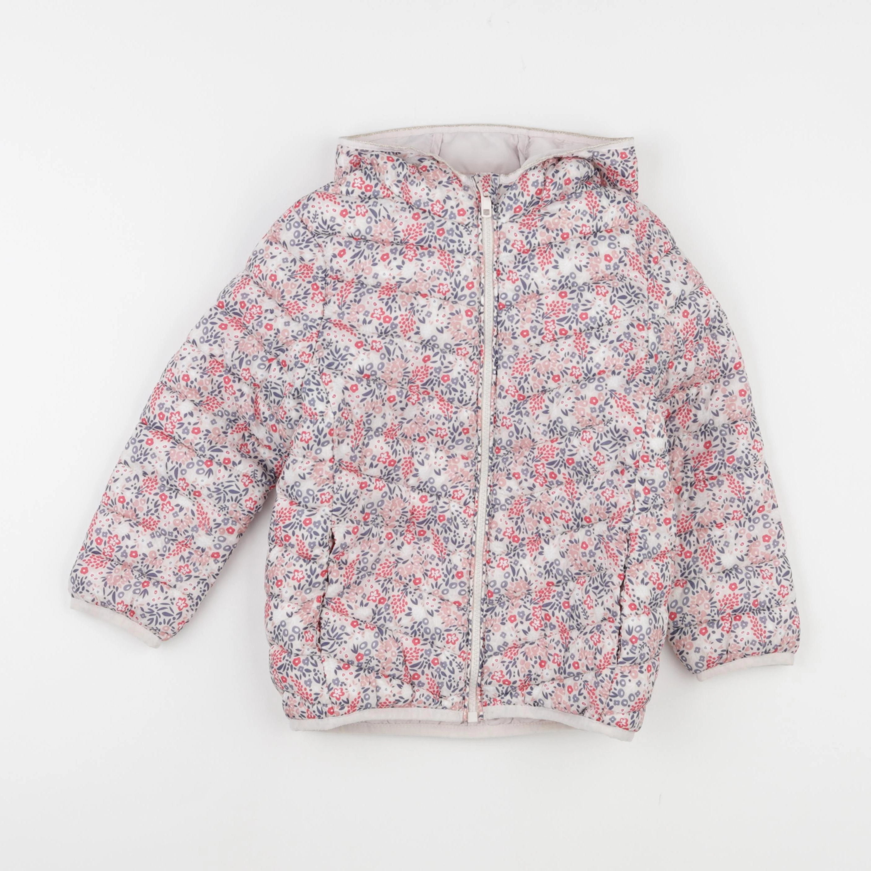 Vertbaudet - doudoune rose - 6 ans