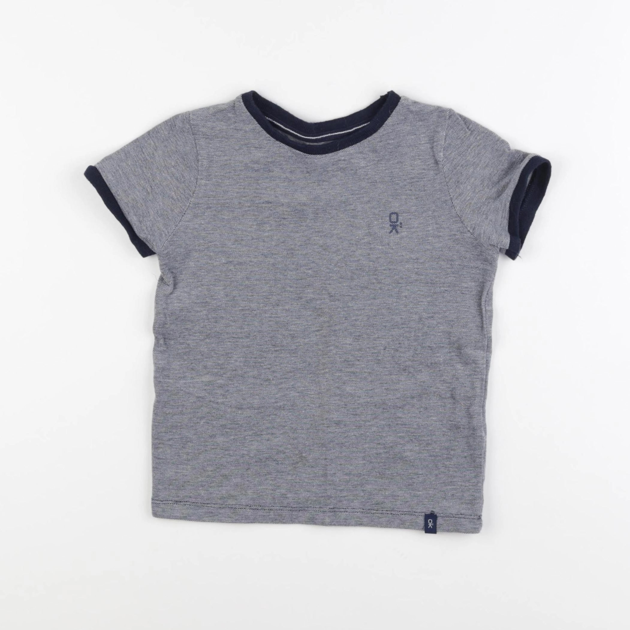 Okaidi - tee-shirt bleu - 4 ans