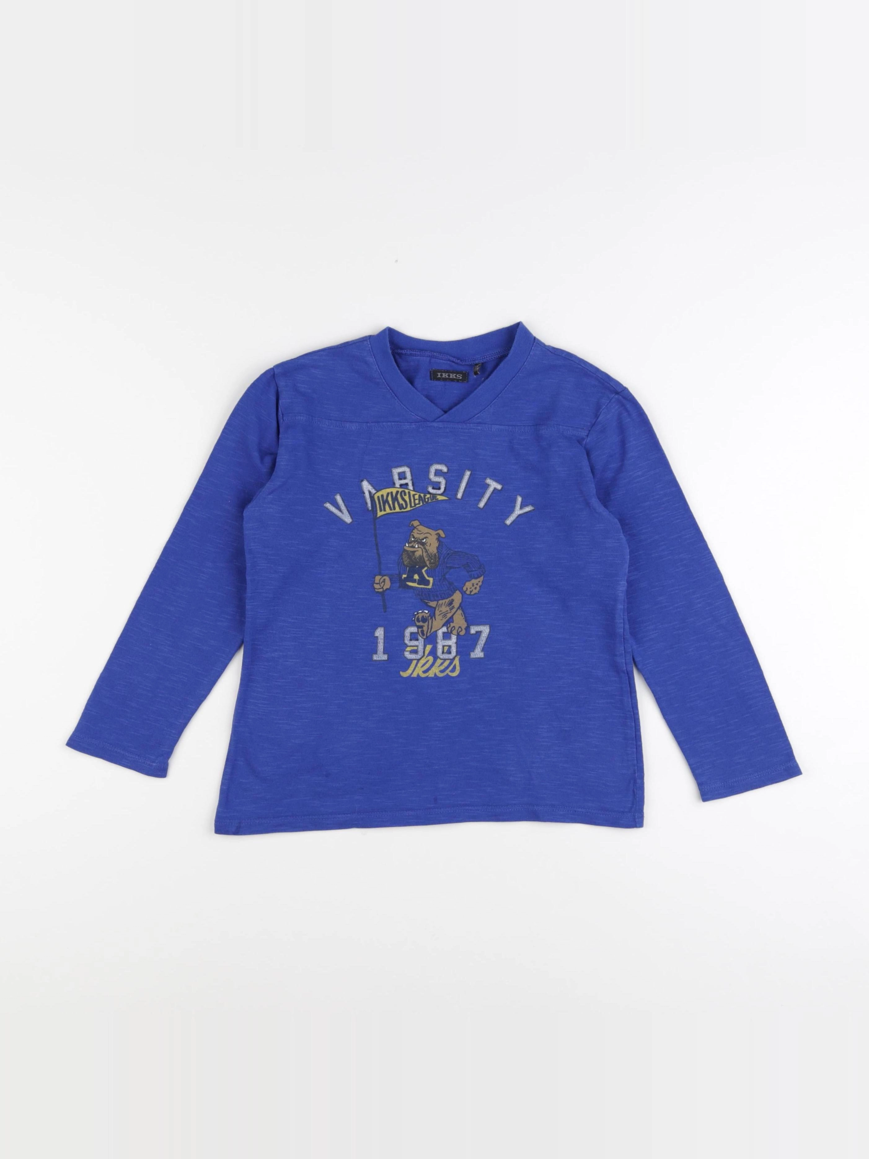 IKKS - tee-shirt bleu - 6 ans