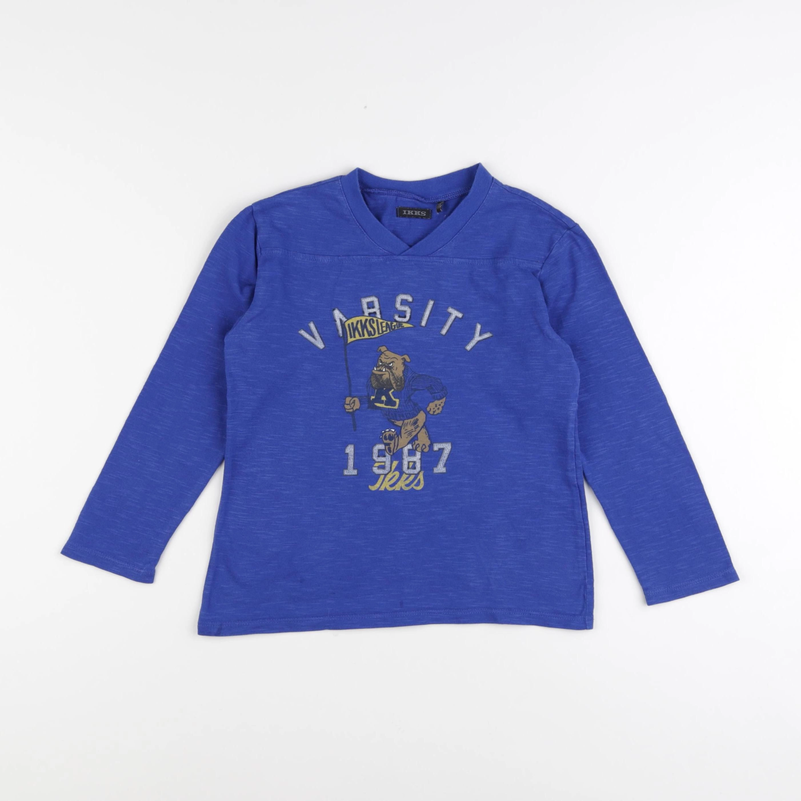 IKKS - tee-shirt bleu - 6 ans
