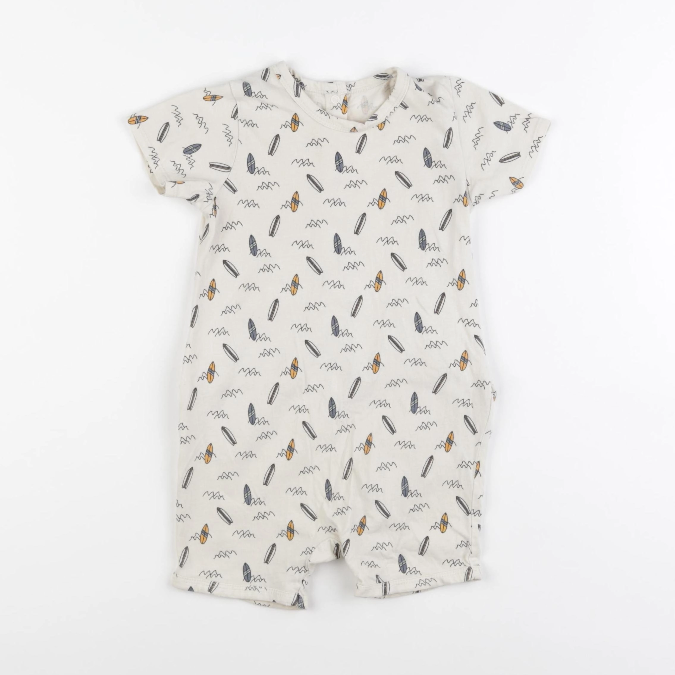 Vertbaudet - pyjama coton beige - 2 ans