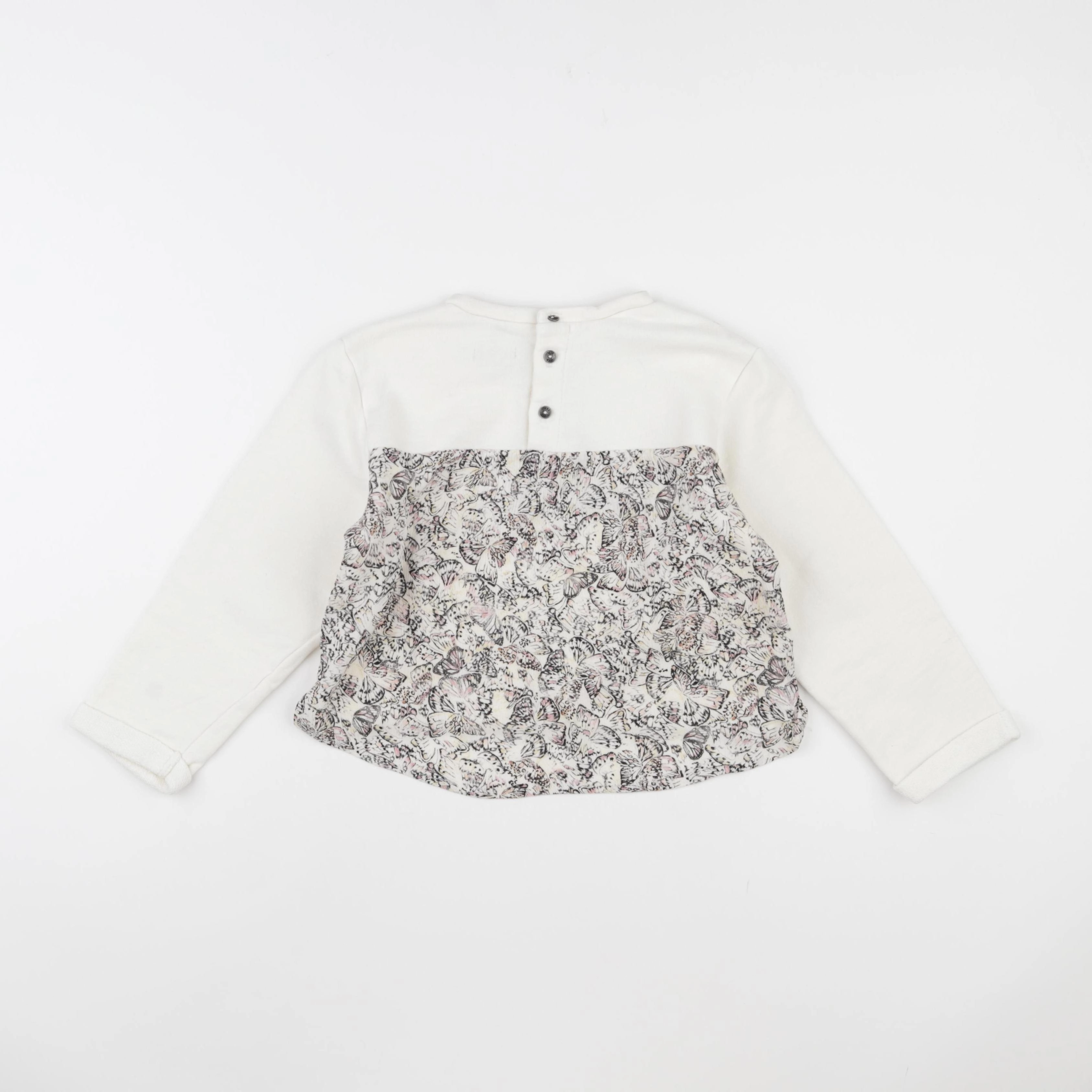 IKKS - sweat blanc - 5 ans