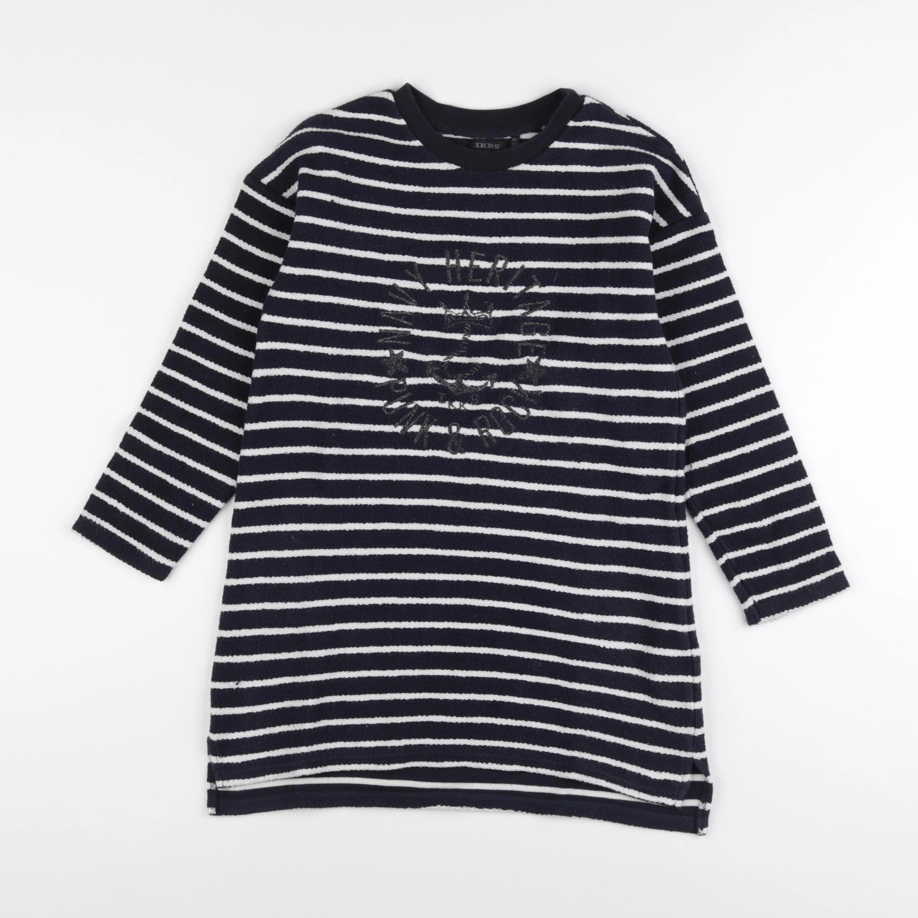 IKKS - robe bleu - 8 ans