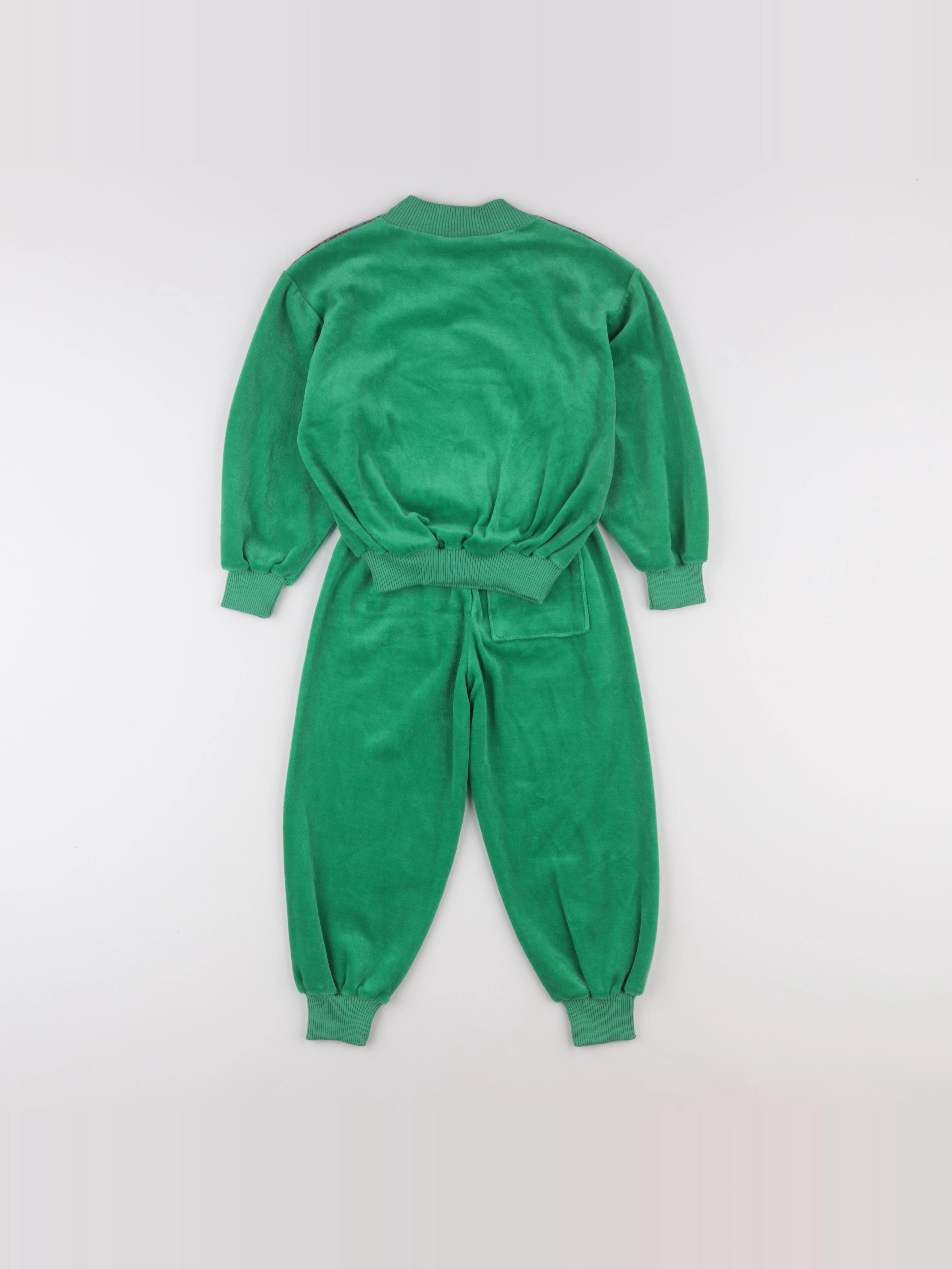 Vintage - ensemble vert - 4 ans