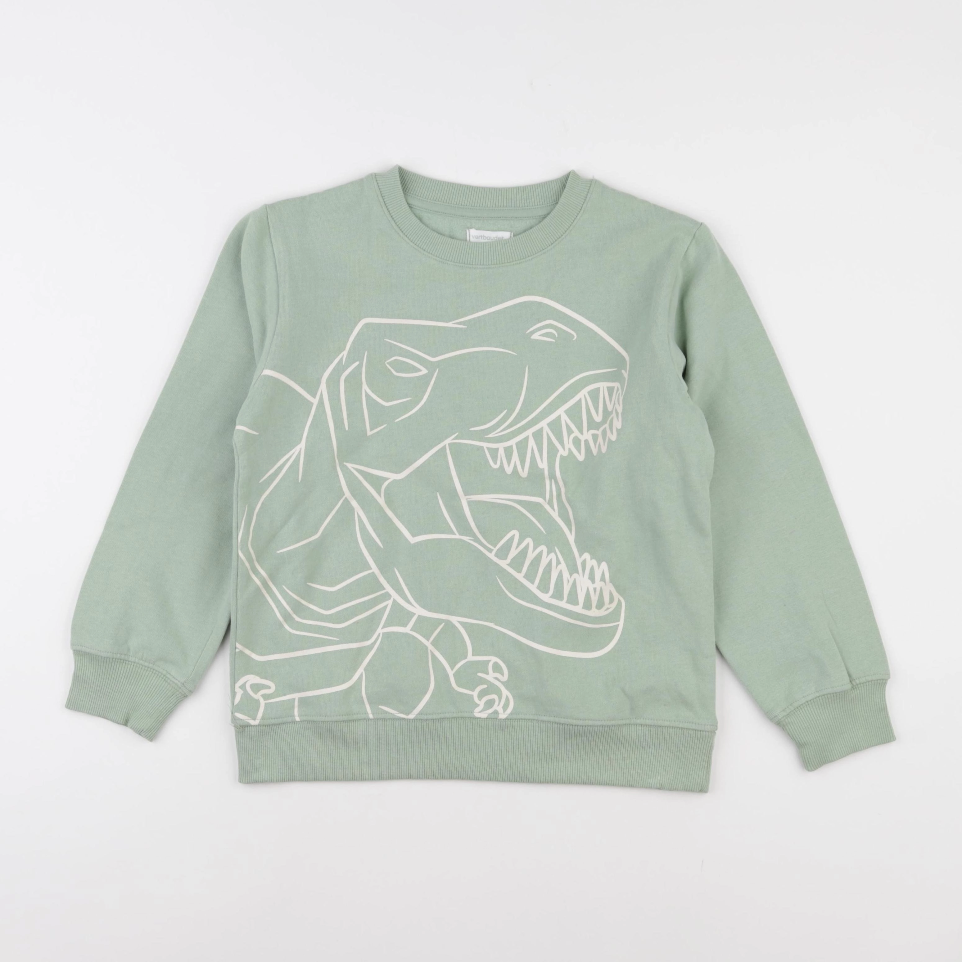Vertbaudet - sweat vert - 10 ans