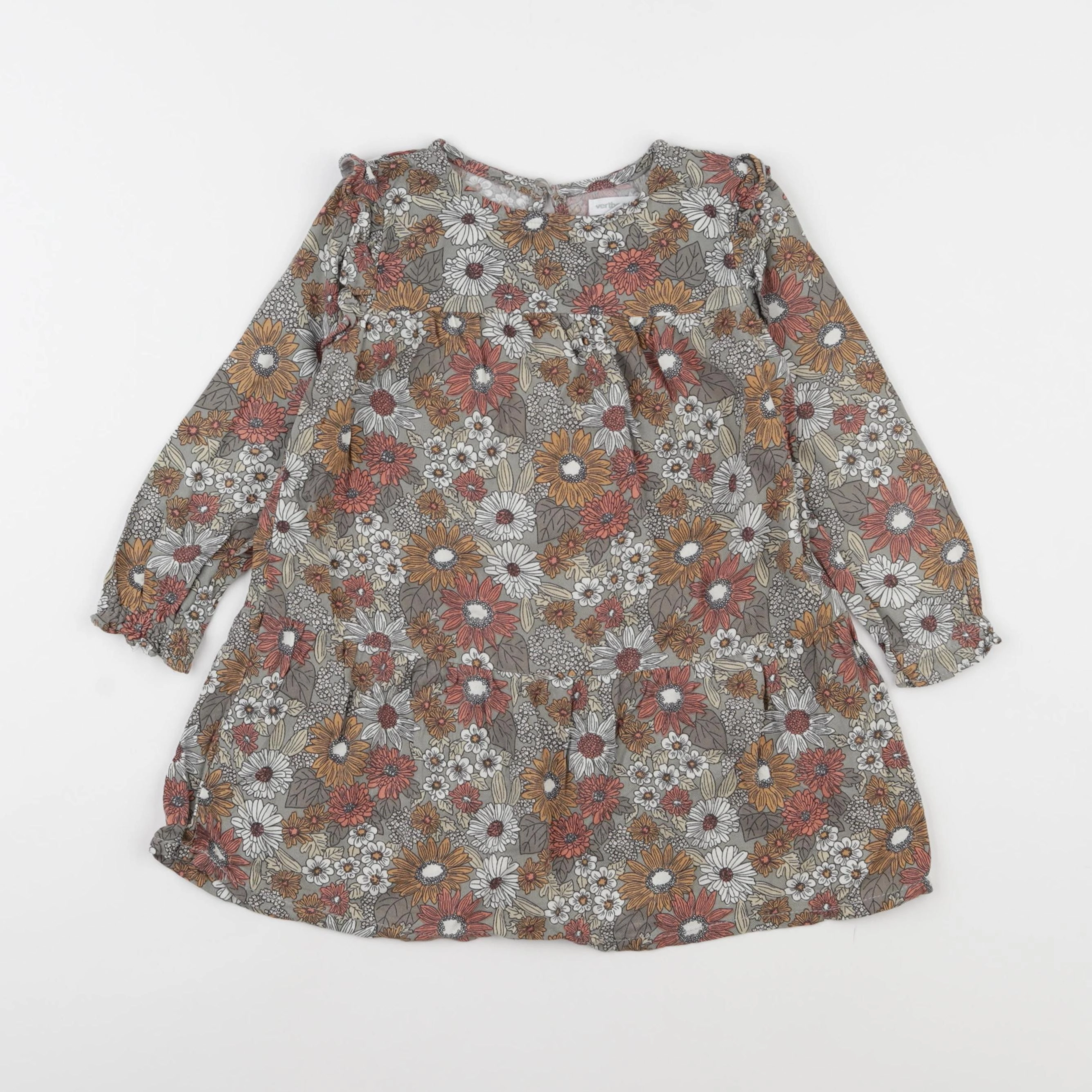 Vertbaudet - robe multicolore - 3 ans