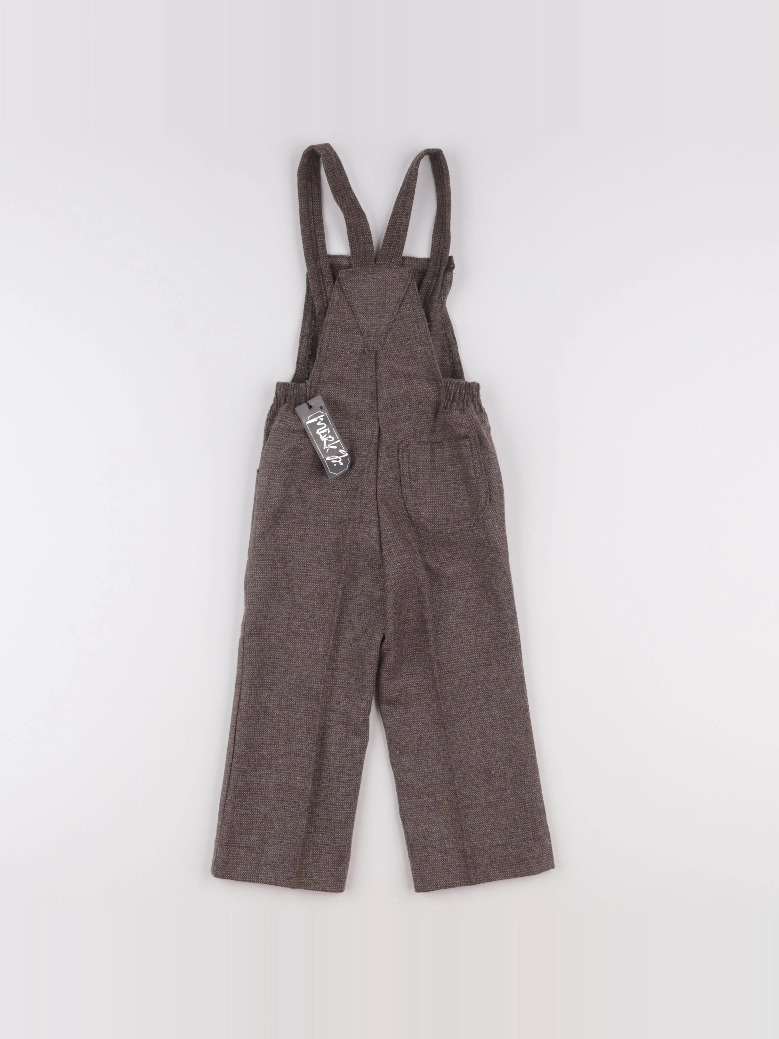 Vintage - salopette marron - 2 ans