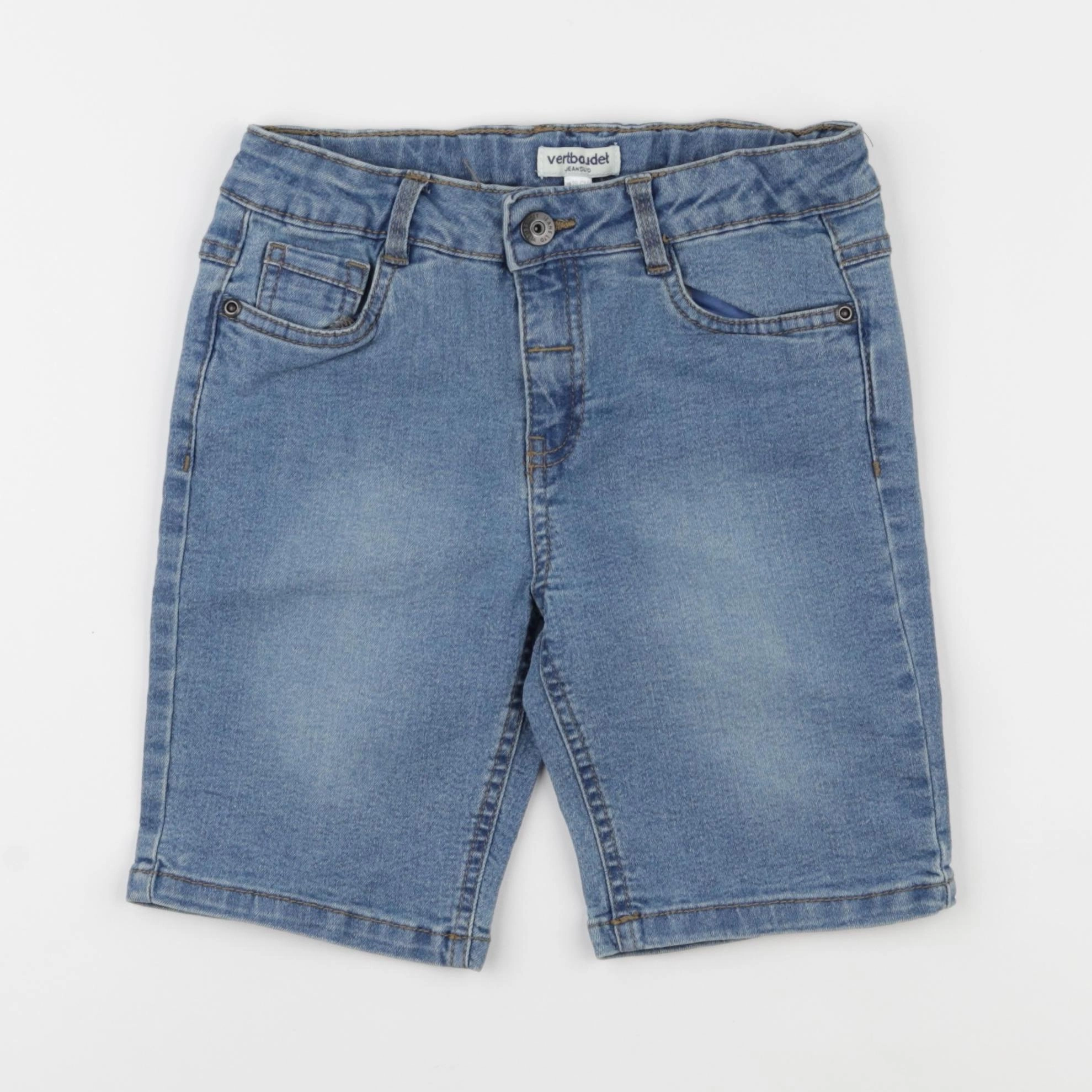 Vertbaudet - short bleu - 8 ans