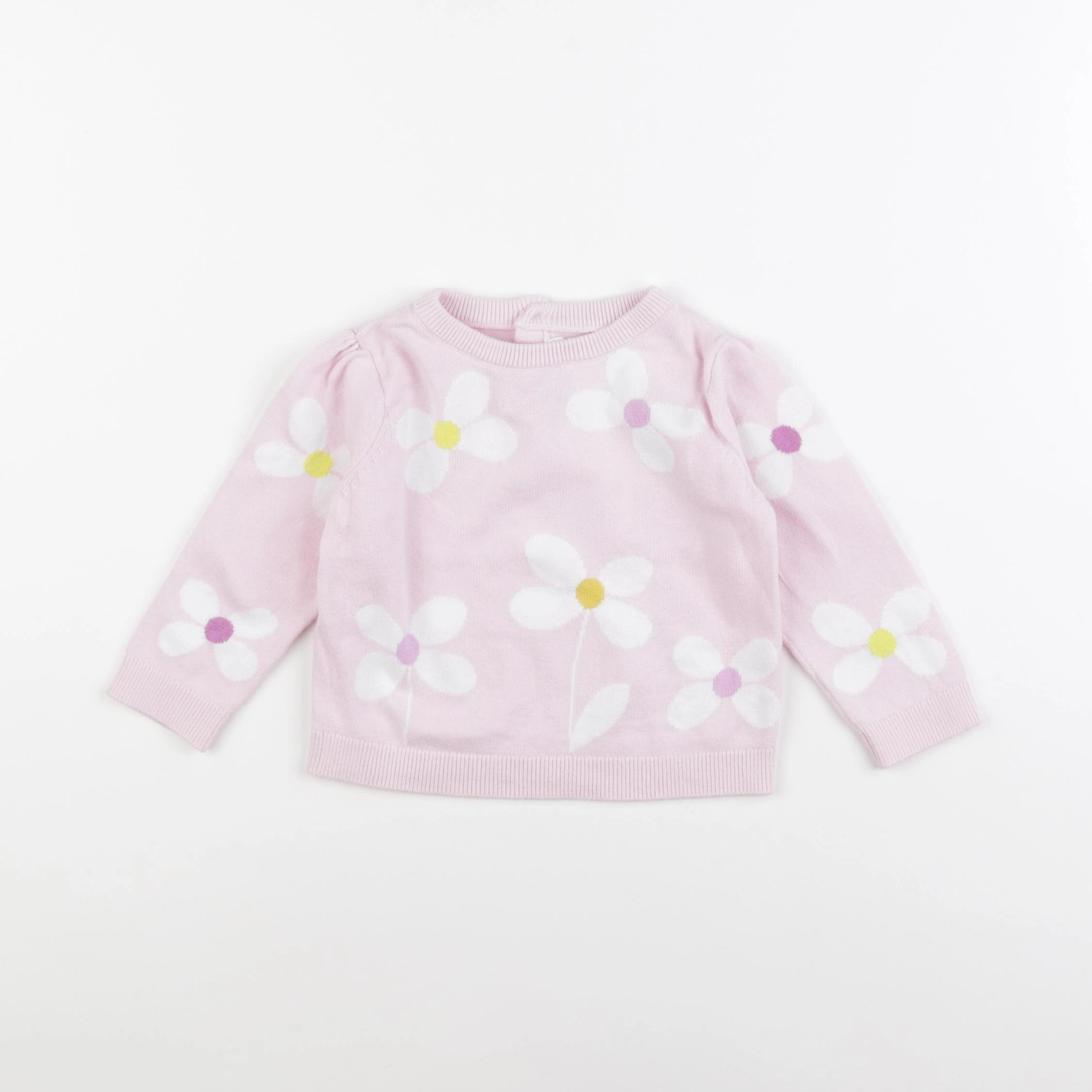 Jacadi - pull rose - 12 mois
