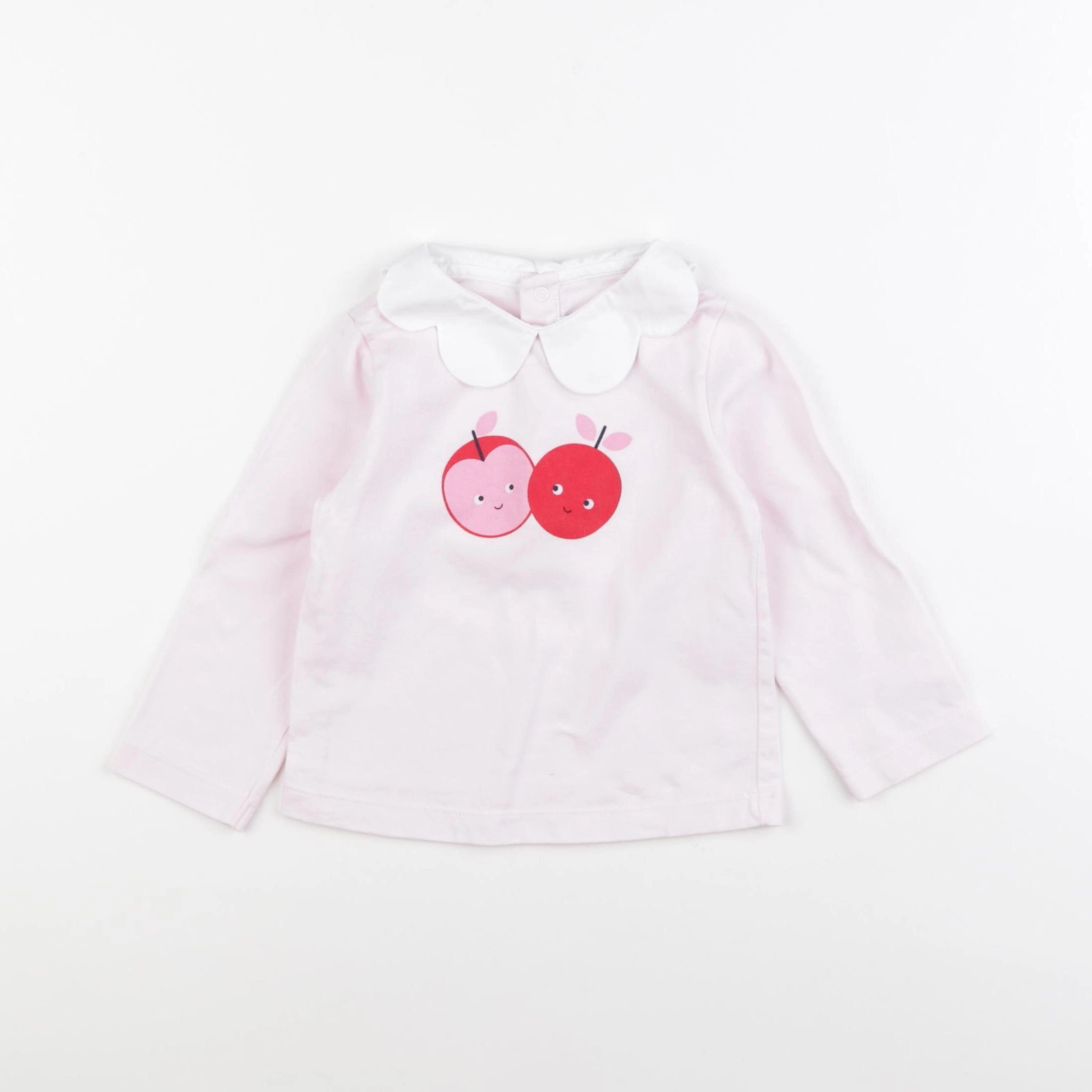 Jacadi - tee-shirt rose - 24 mois
