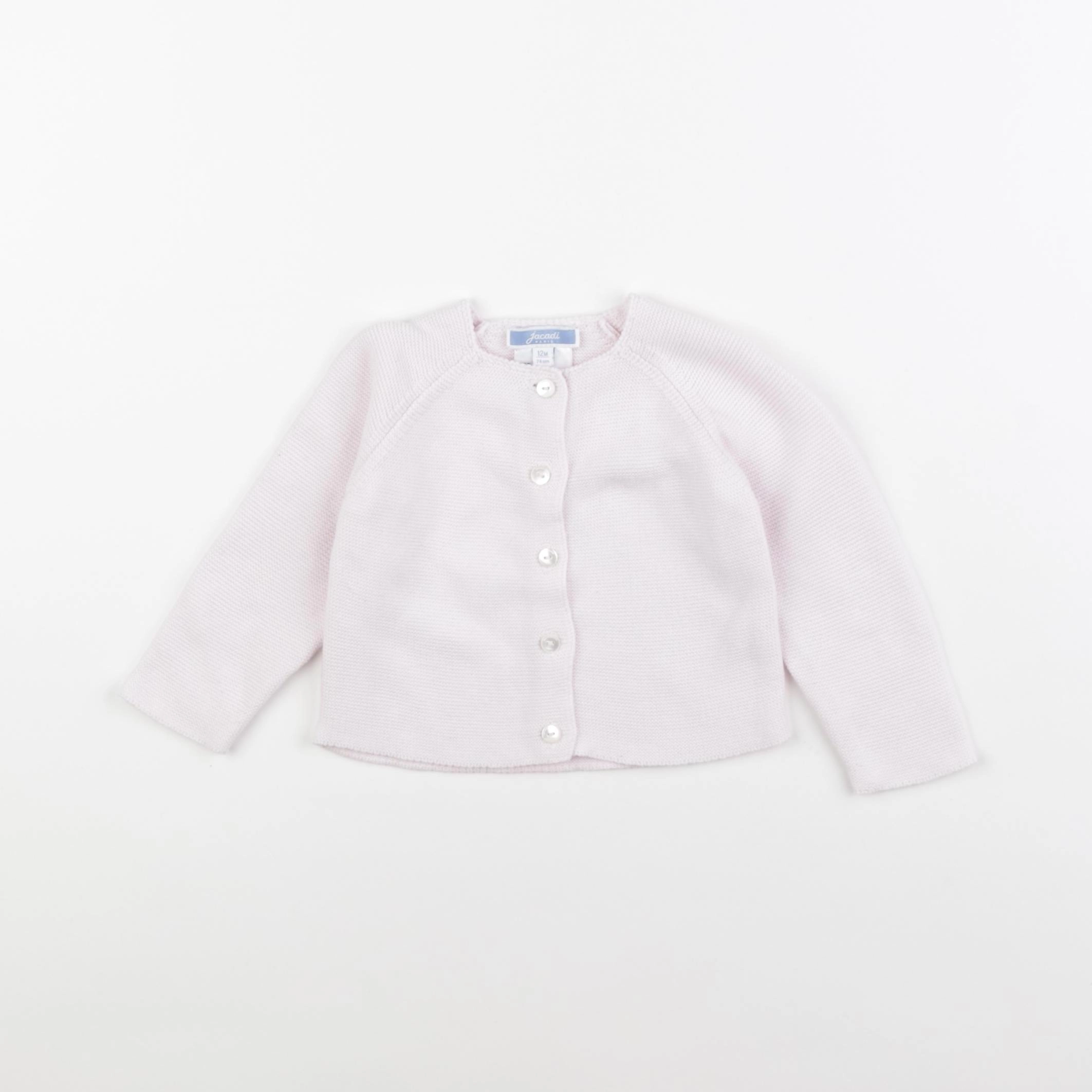 Jacadi - gilet rose - 12 mois