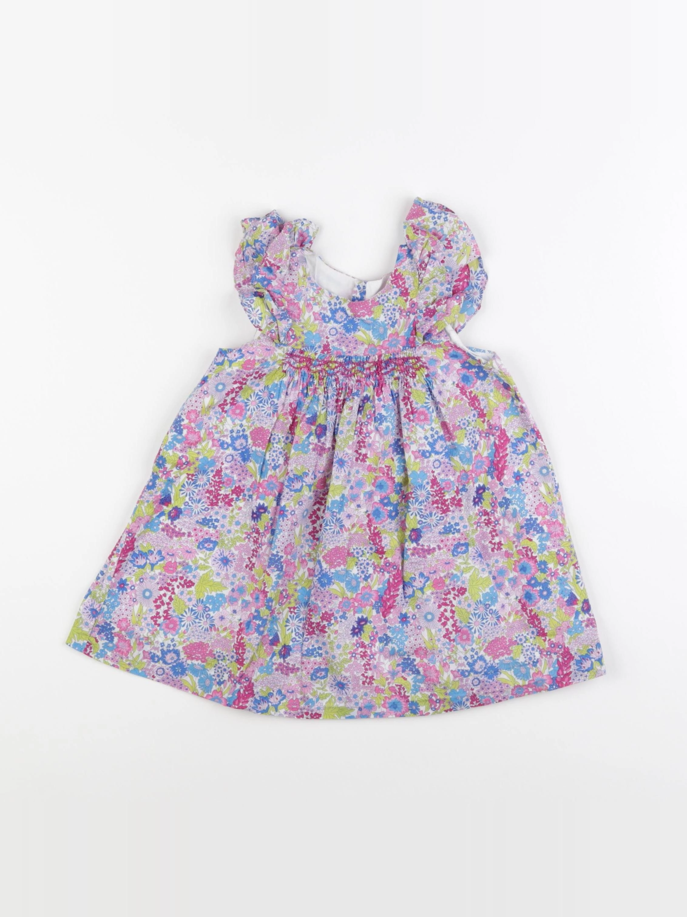 Jacadi - robe liberty multicolore - 18 mois