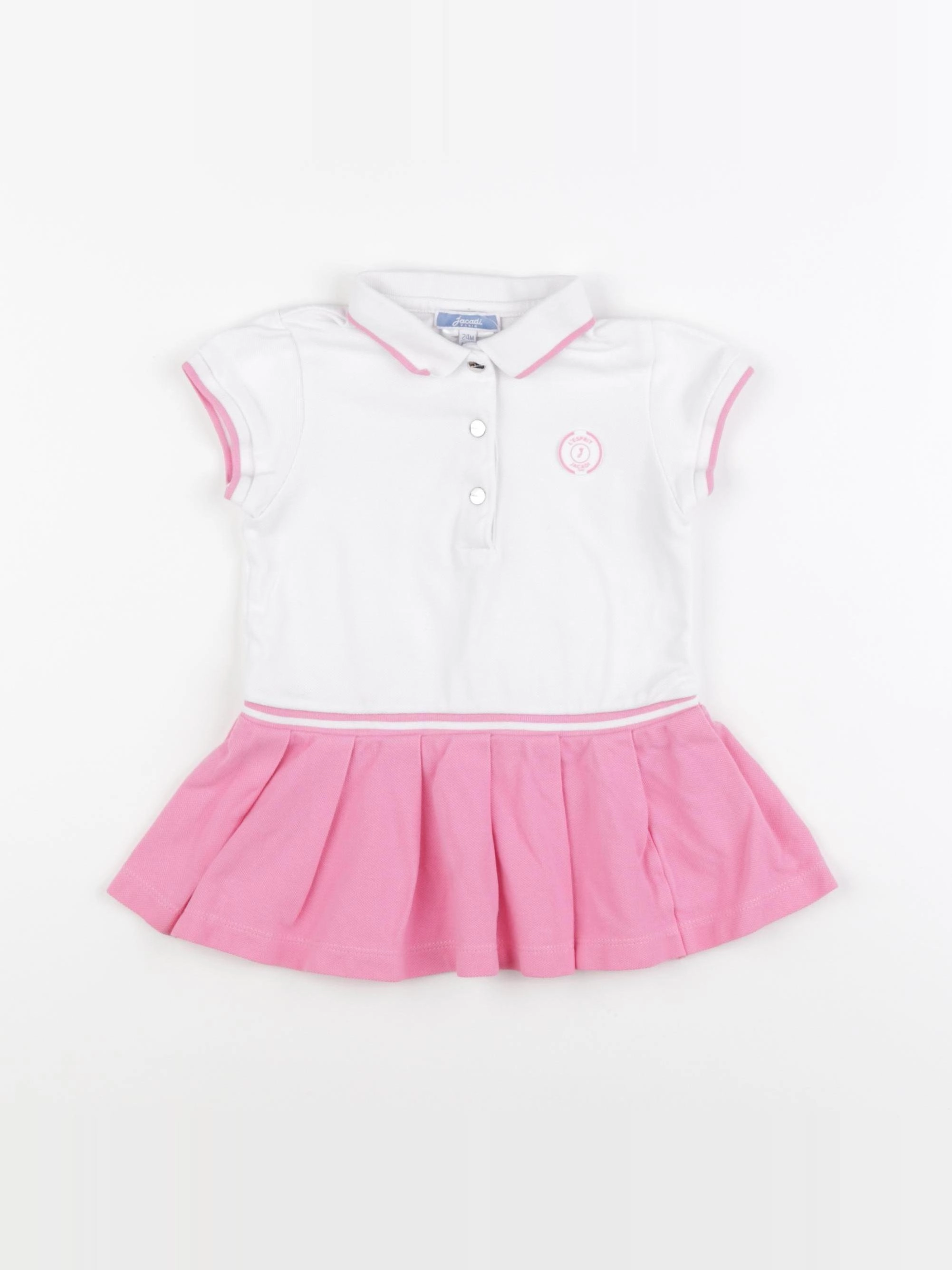 Jacadi - robe rose - 24 mois