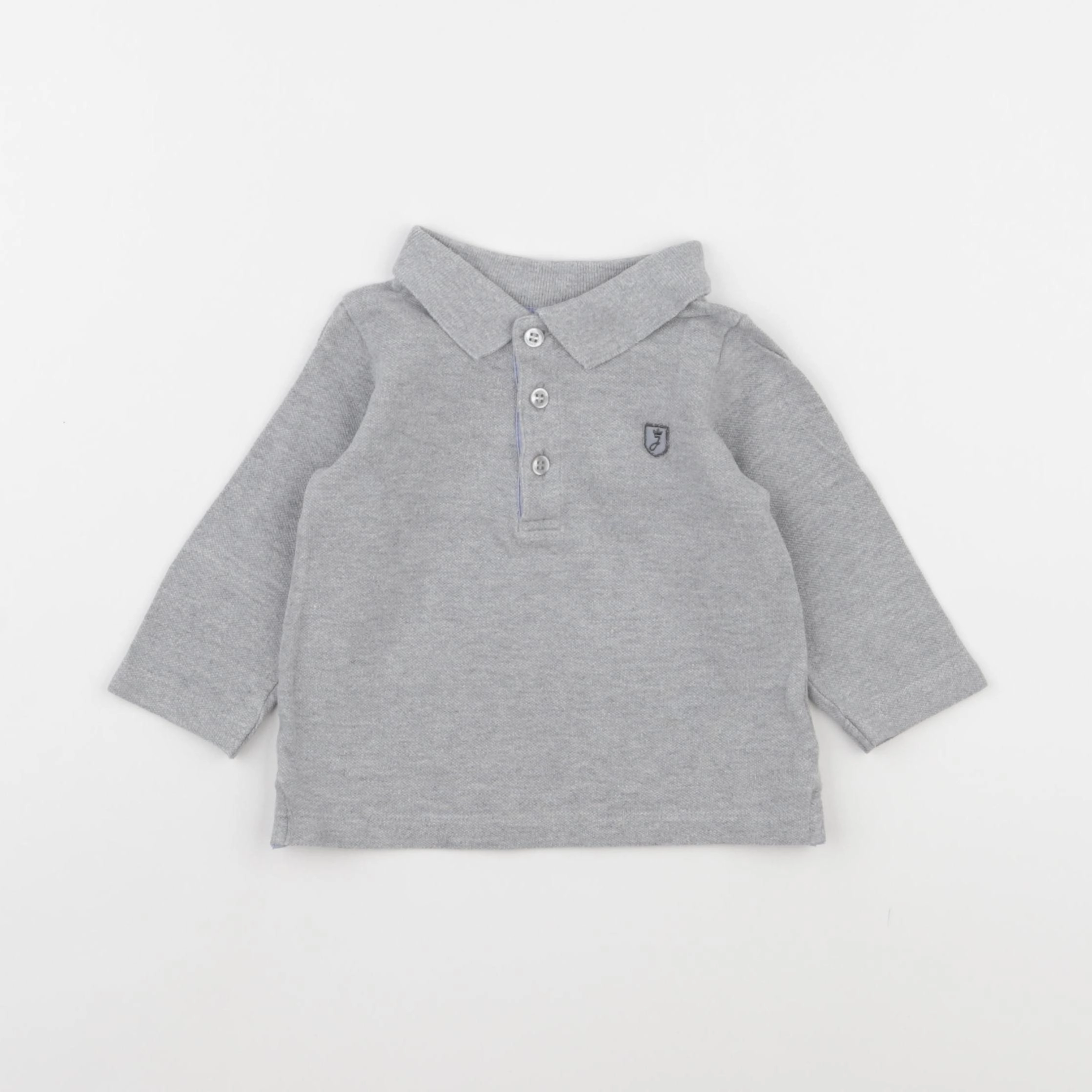 Jacadi - polo gris - 12 mois