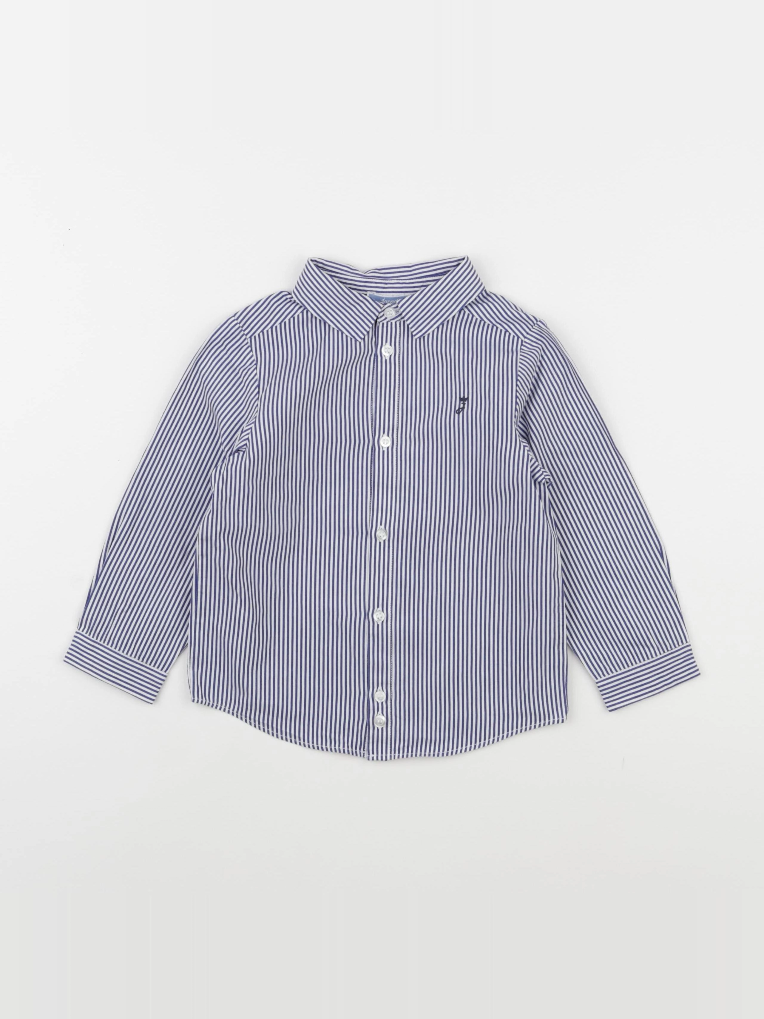 Jacadi - chemise bleu - 24 mois