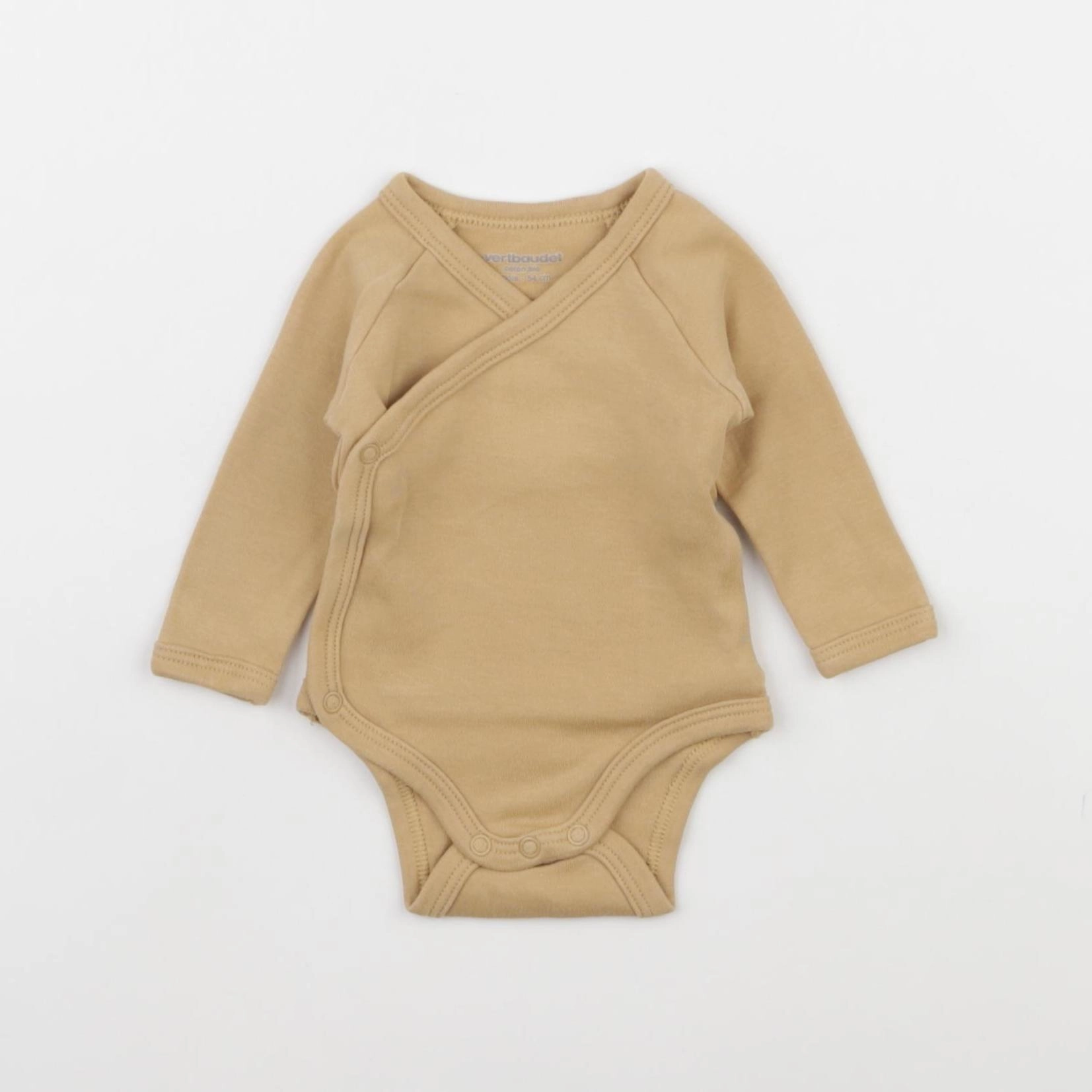 Vertbaudet - body marron - 1 mois
