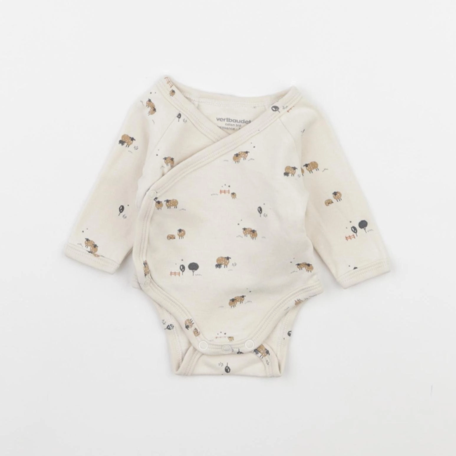 Vertbaudet - body multicolore - 0 mois