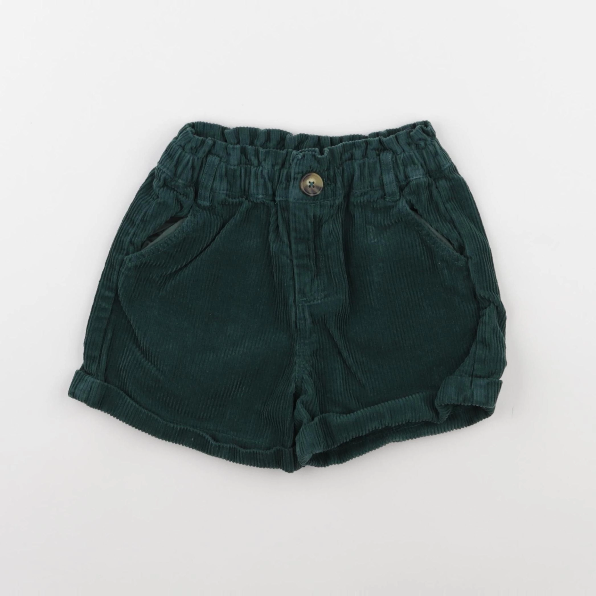 Vertbaudet - short vert - 5 ans