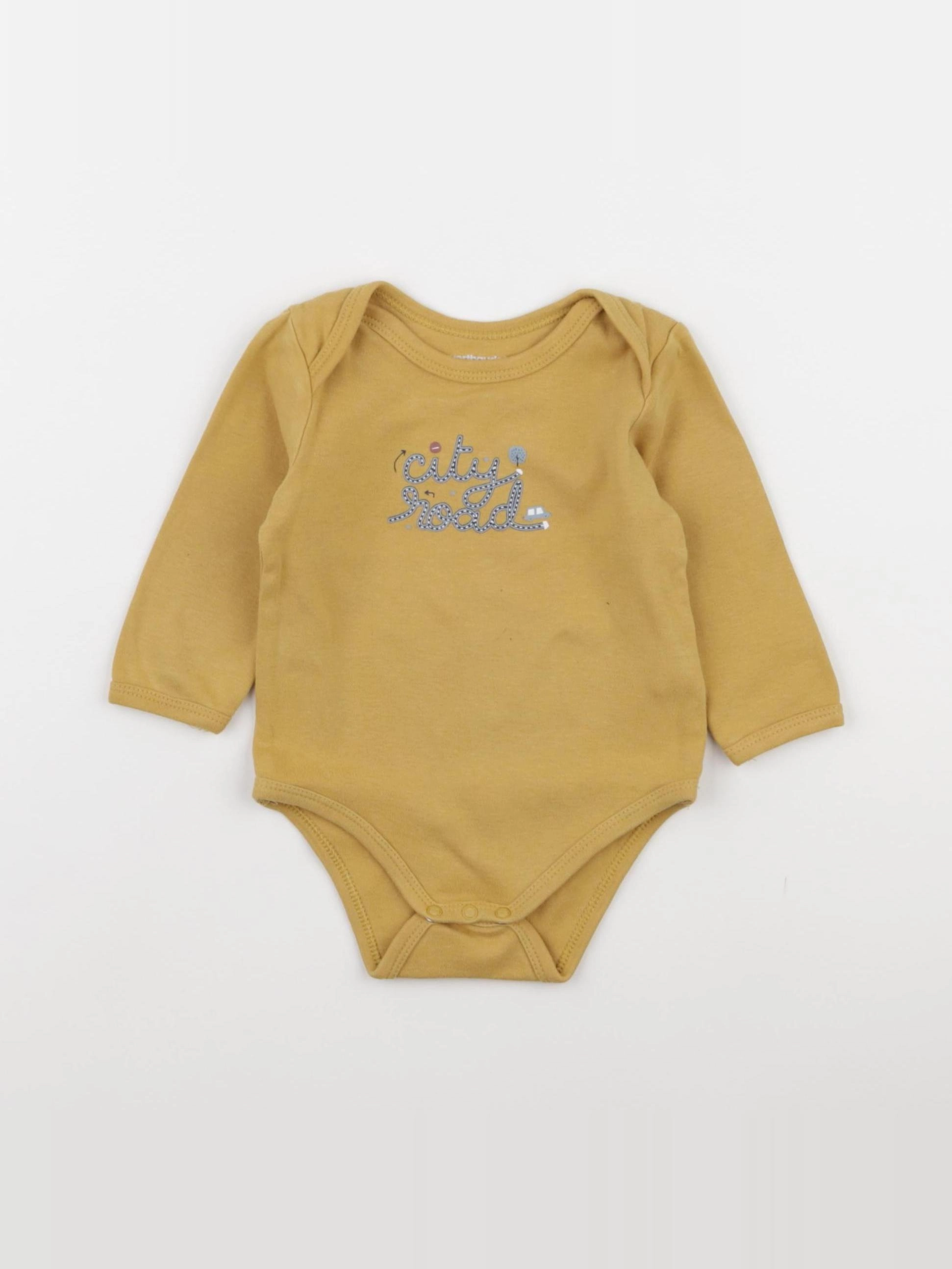 Vertbaudet - body jaune - 9 mois