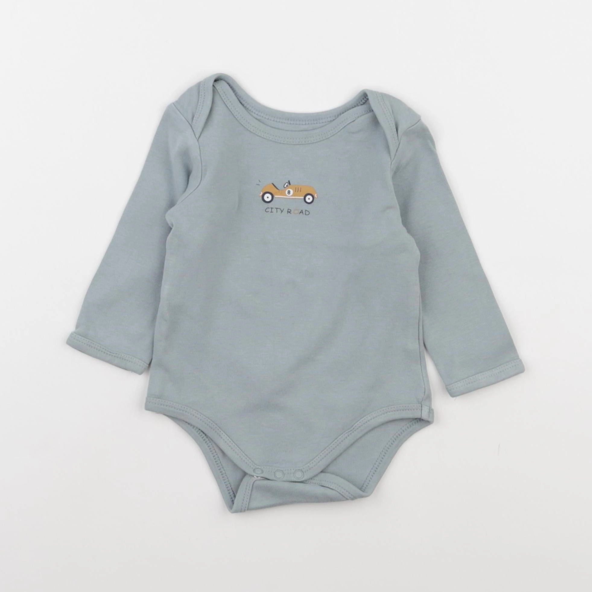 Vertbaudet - body bleu - 9 mois