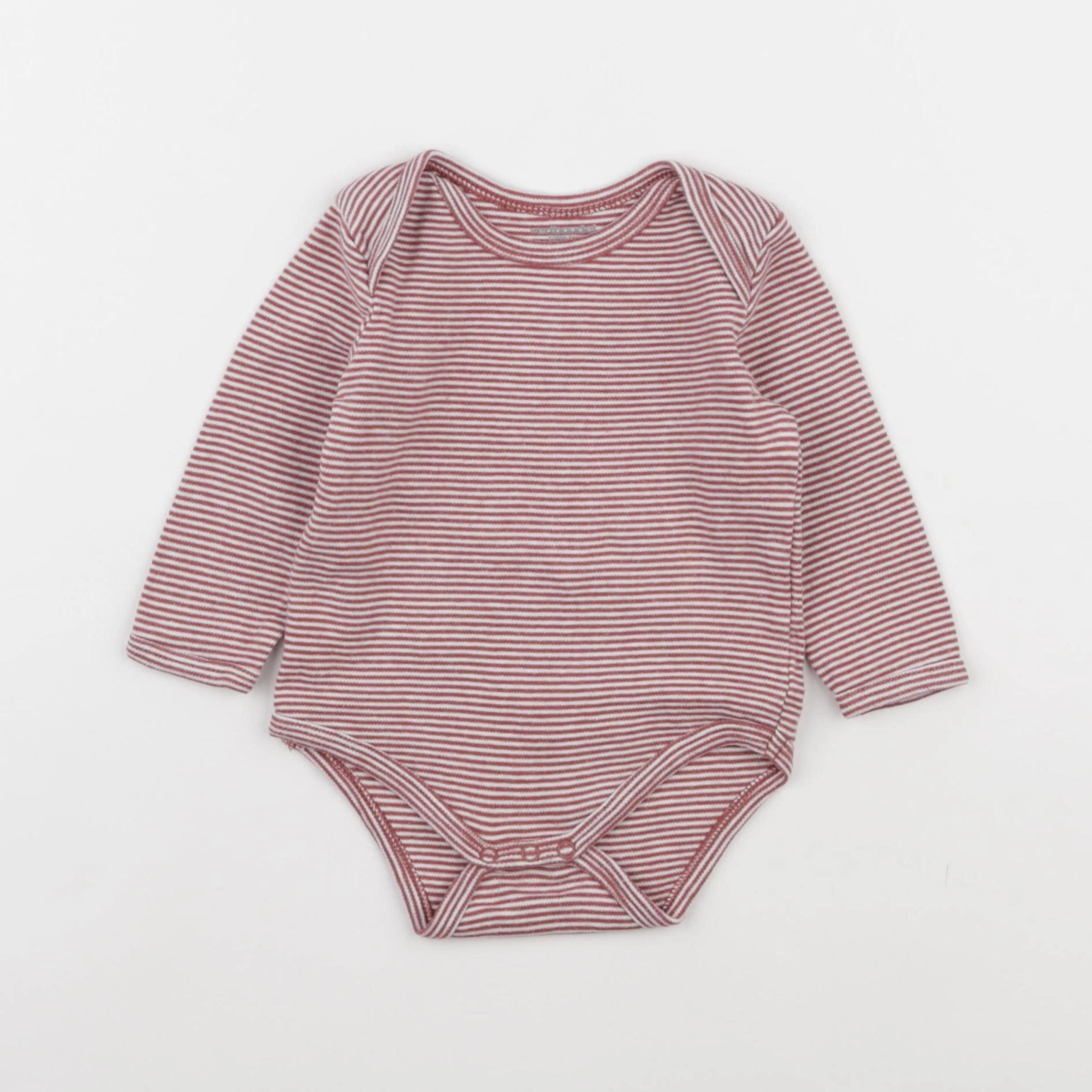 Vertbaudet - body rouge - 9 mois