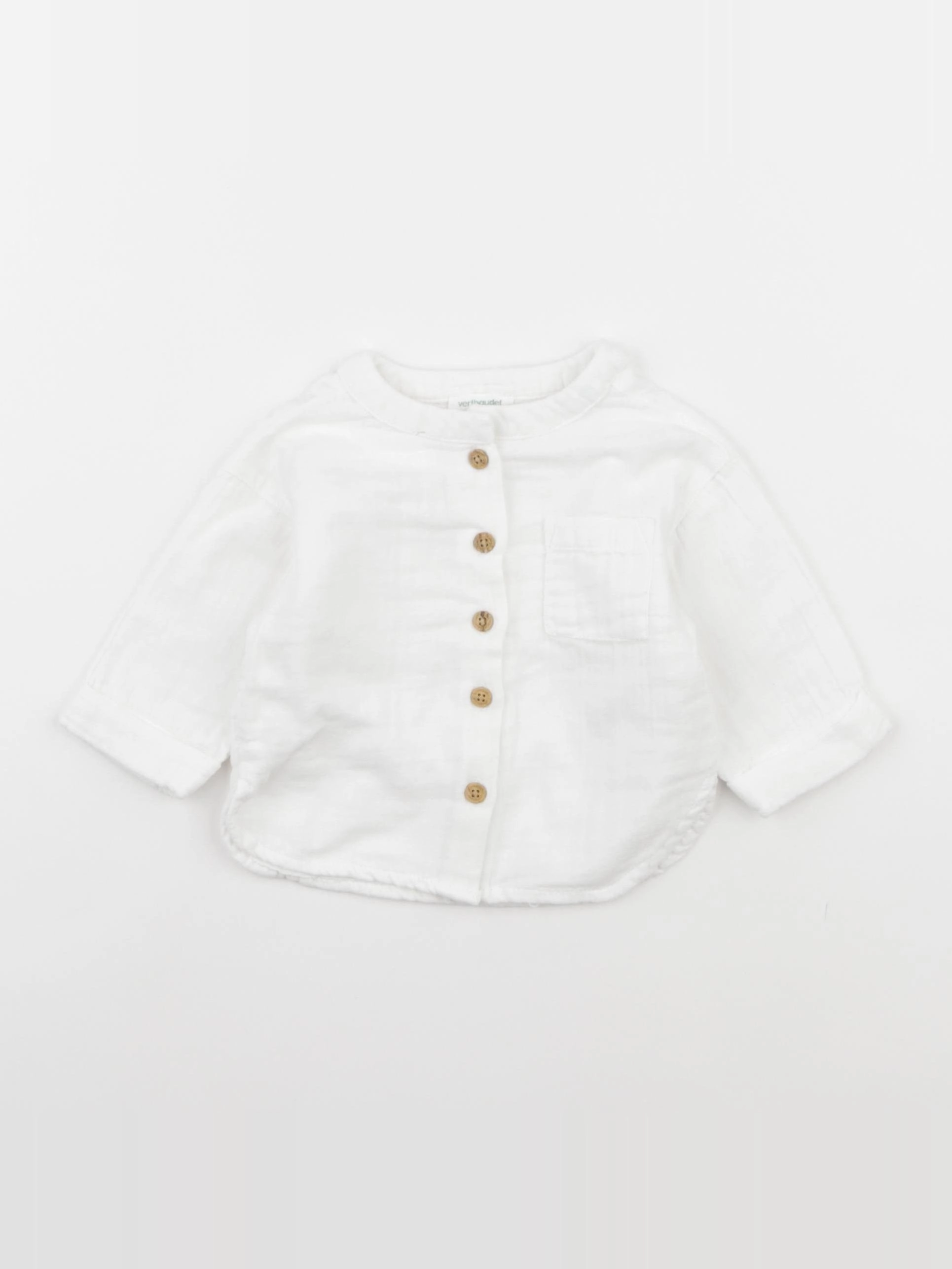 Vertbaudet - chemise blanc - 3 mois