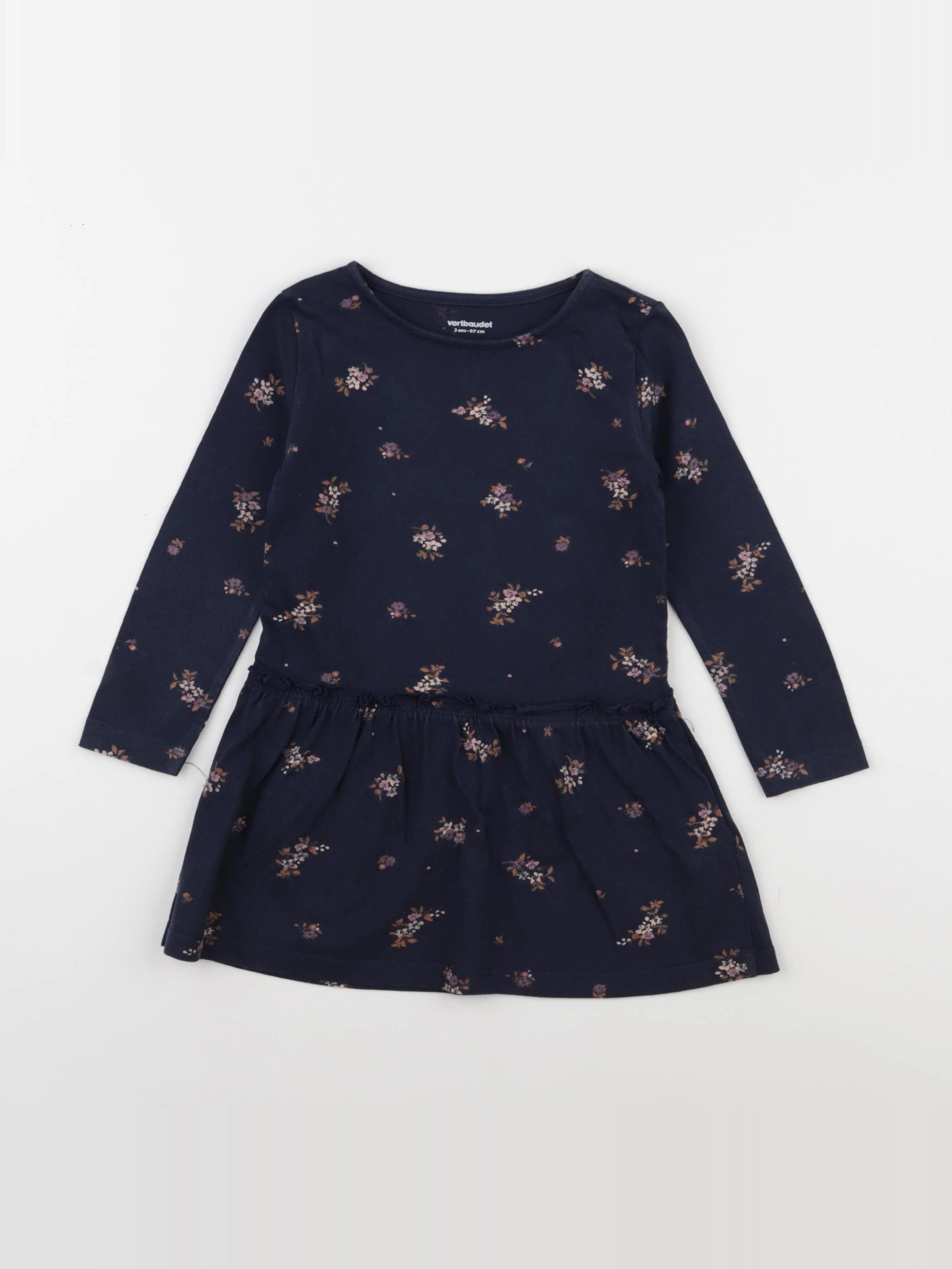Vertbaudet - robe bleu - 3 ans