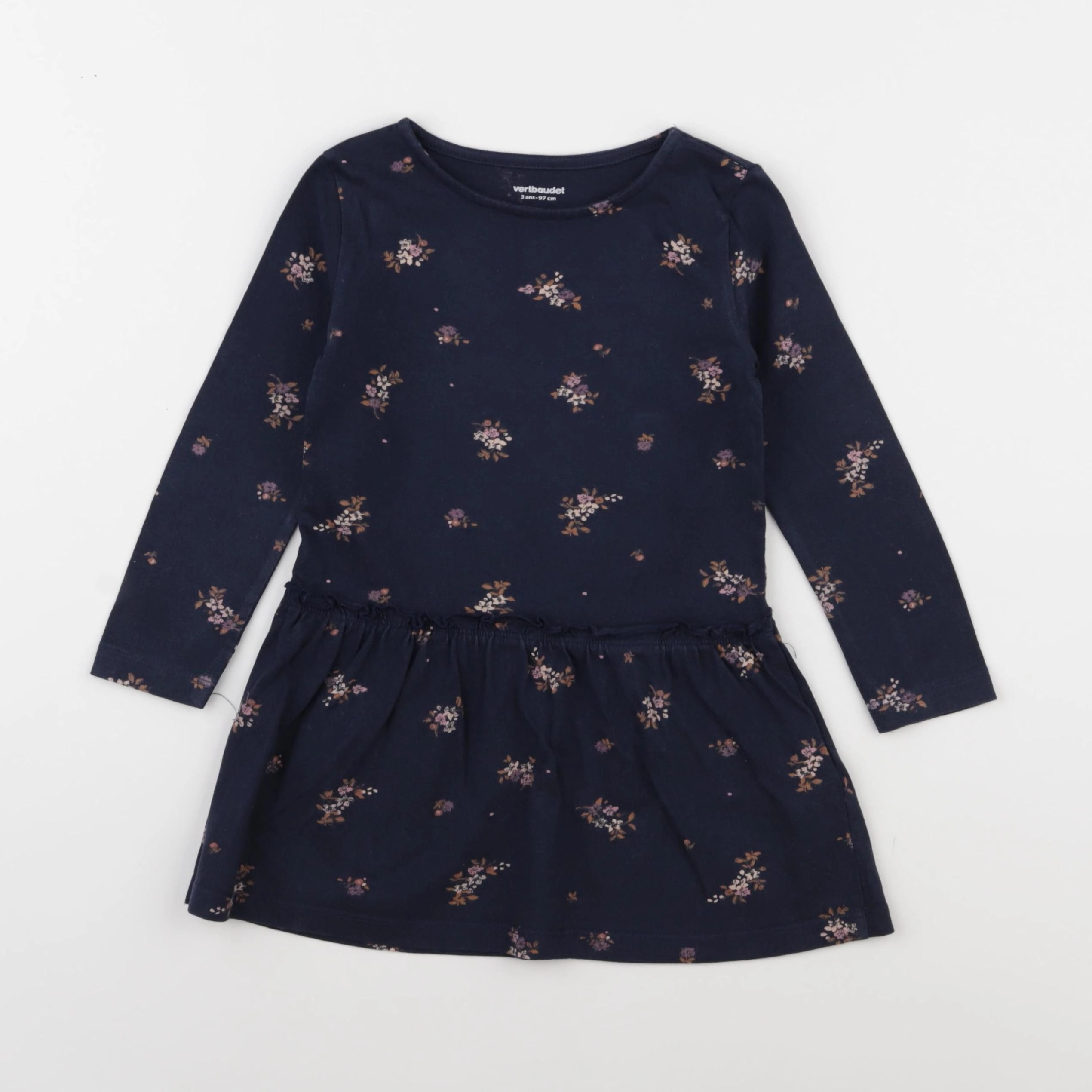 Vertbaudet - robe bleu - 3 ans