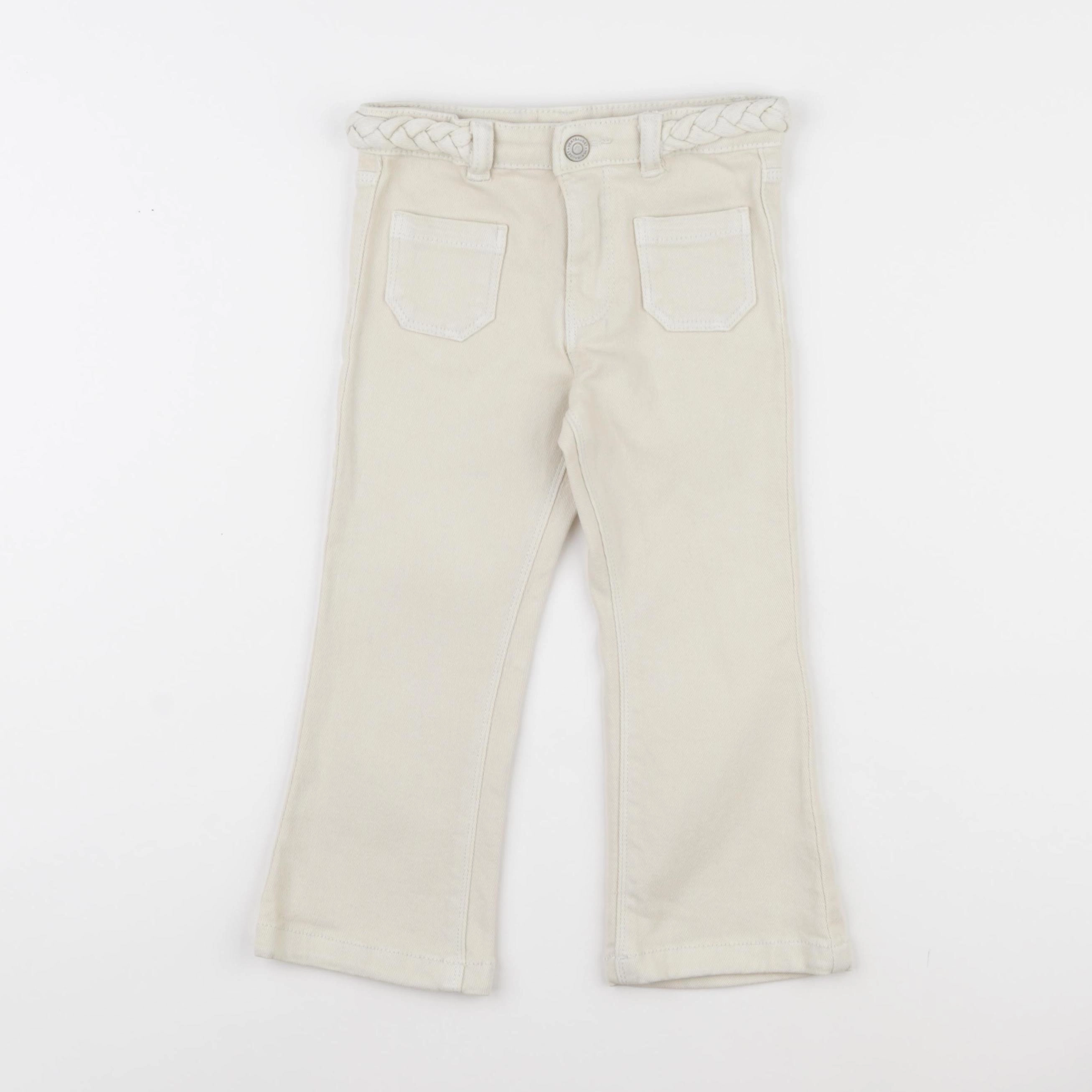 Vertbaudet - jean beige - 3 ans