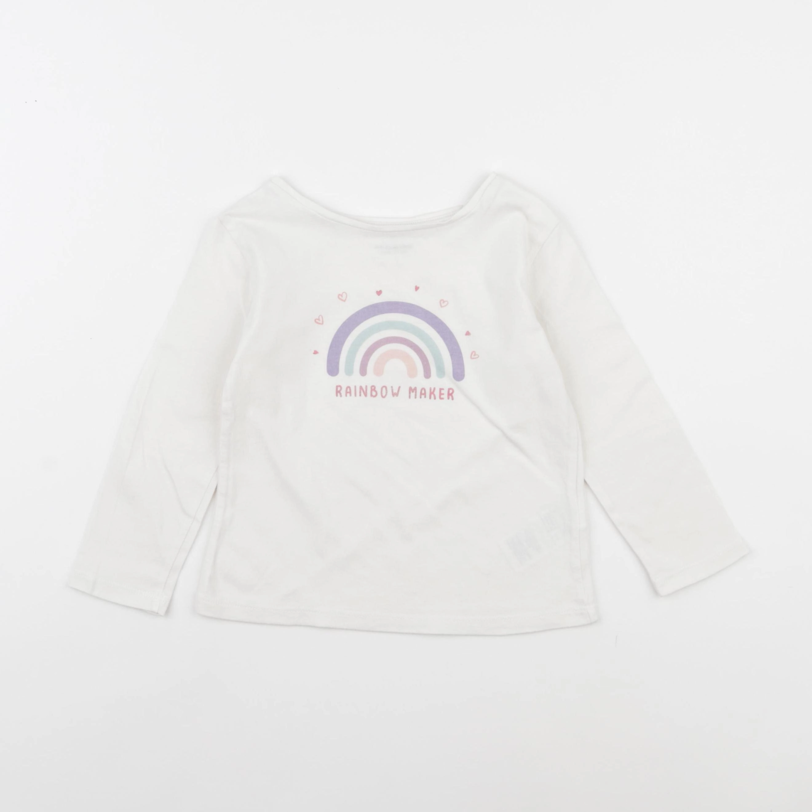 Vertbaudet - tee-shirt blanc - 3 ans