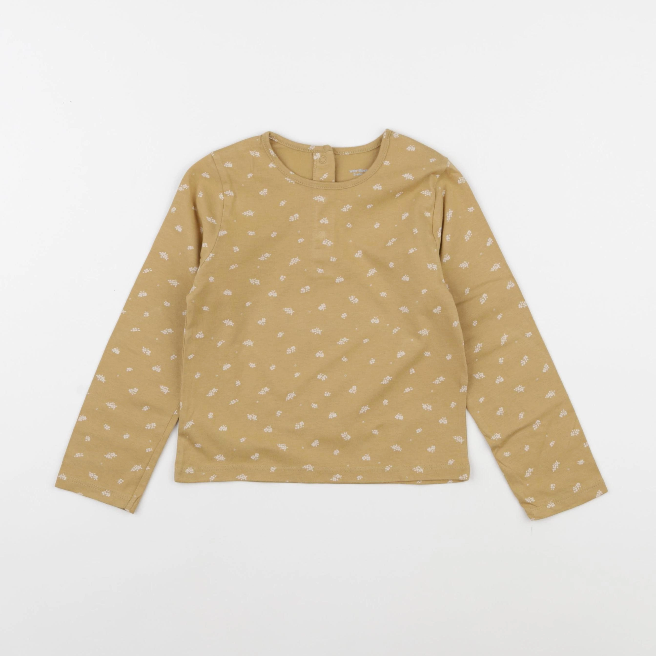 Vertbaudet - tee-shirt jaune - 3 ans