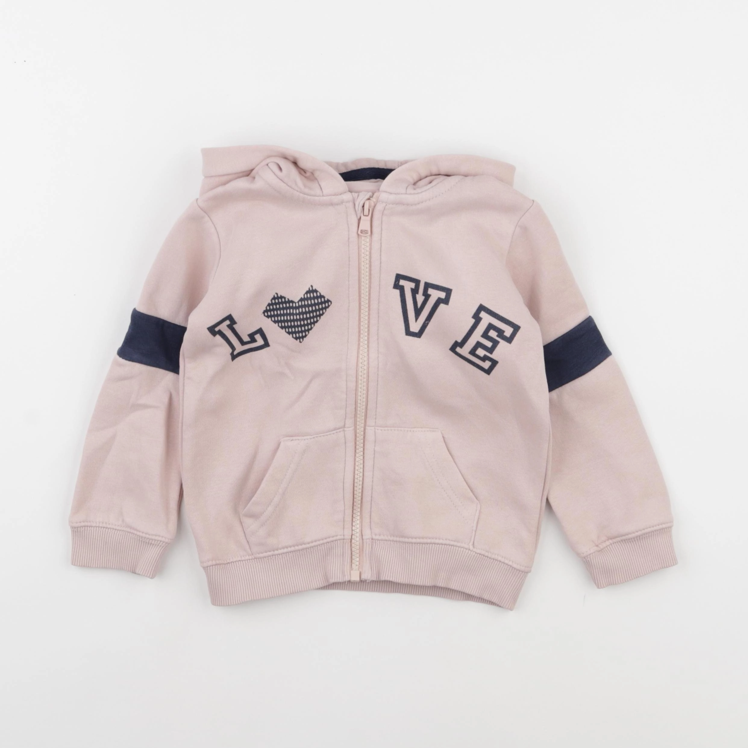 Vertbaudet - sweat rose - 3 ans