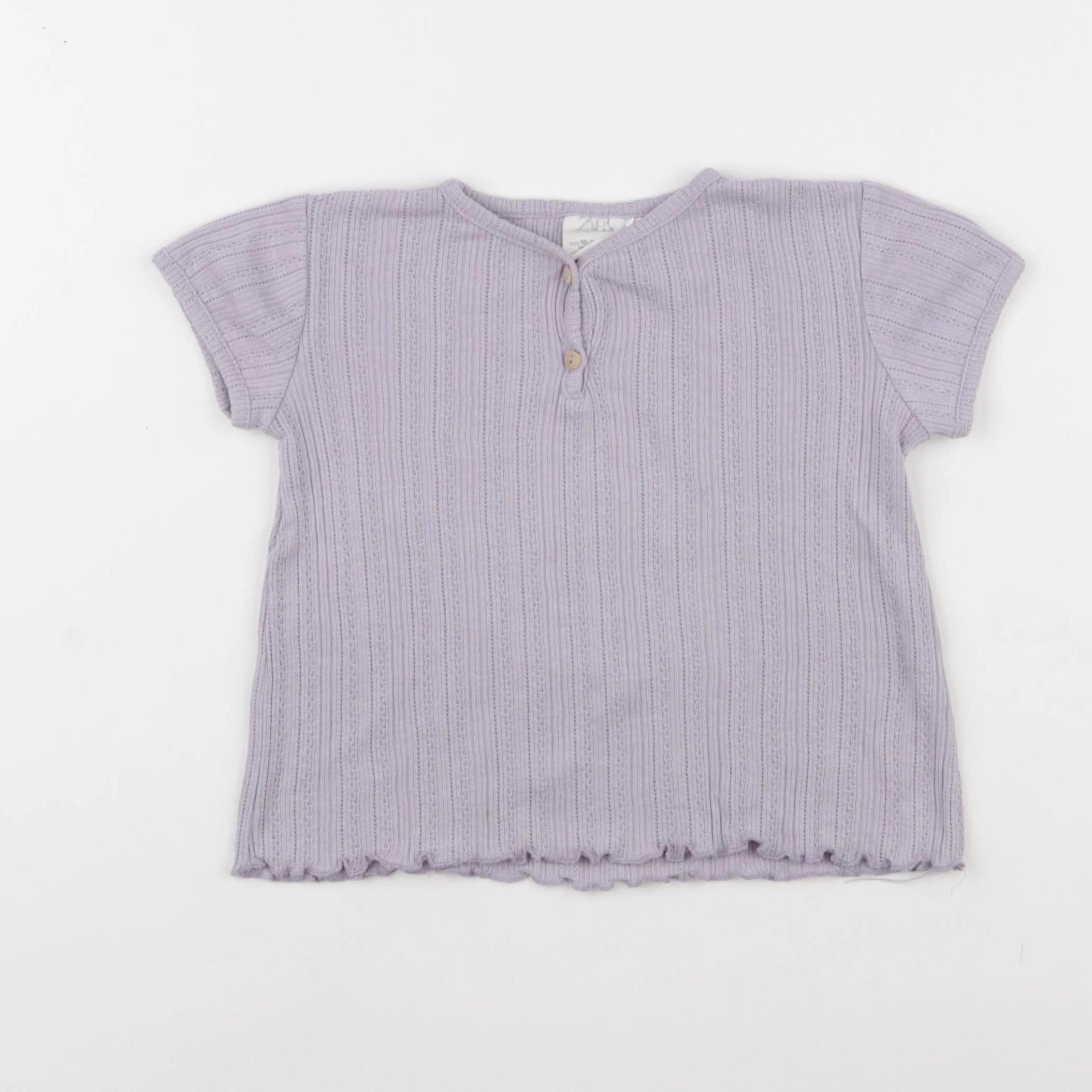 Zara - tee-shirt violet - 18/24 mois