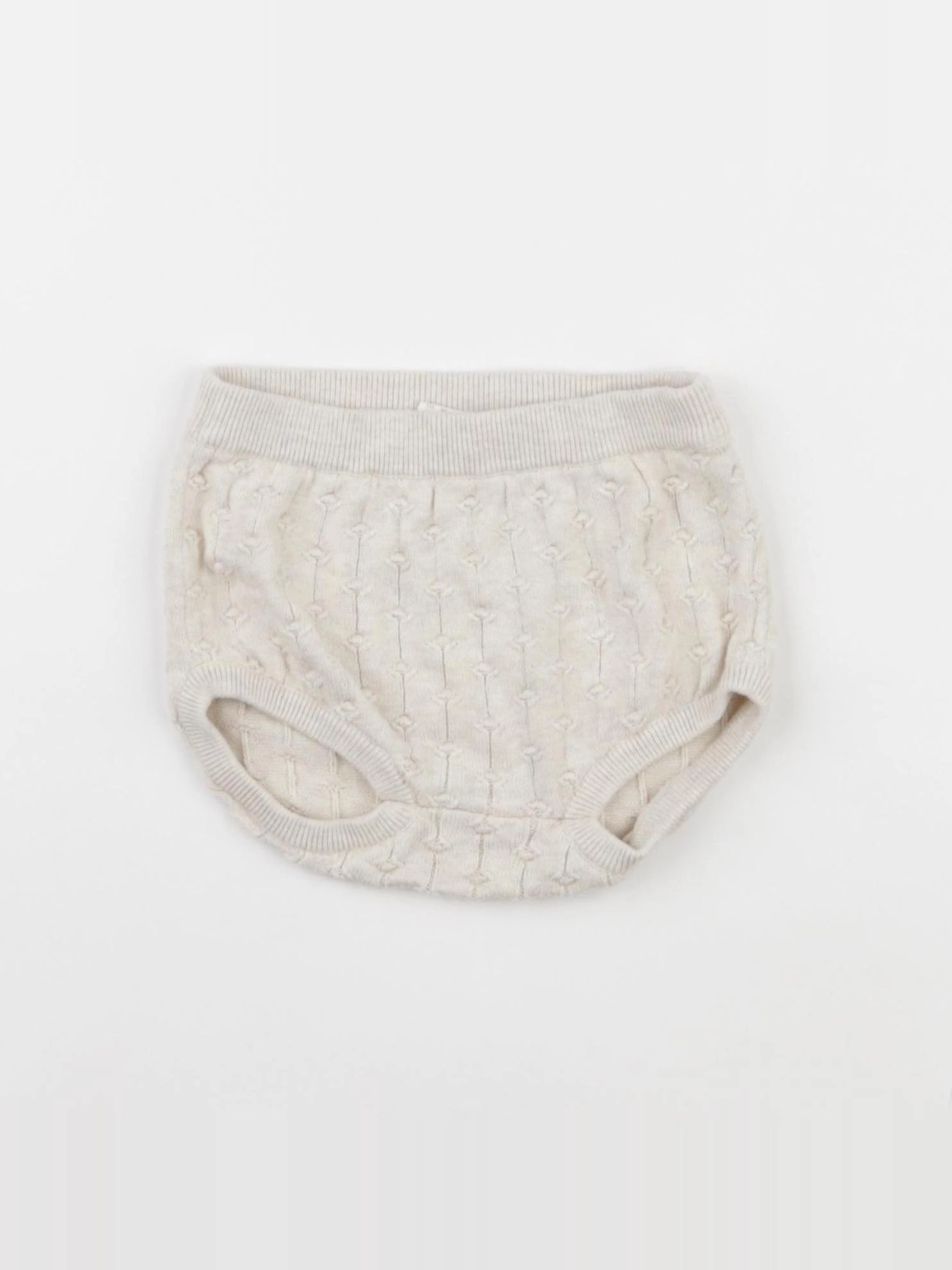 H&M - bloomer beige - 9/12 mois