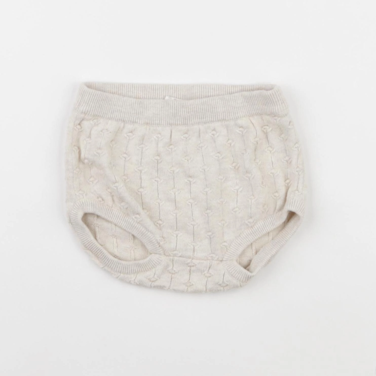 H&M - bloomer beige - 9/12 mois