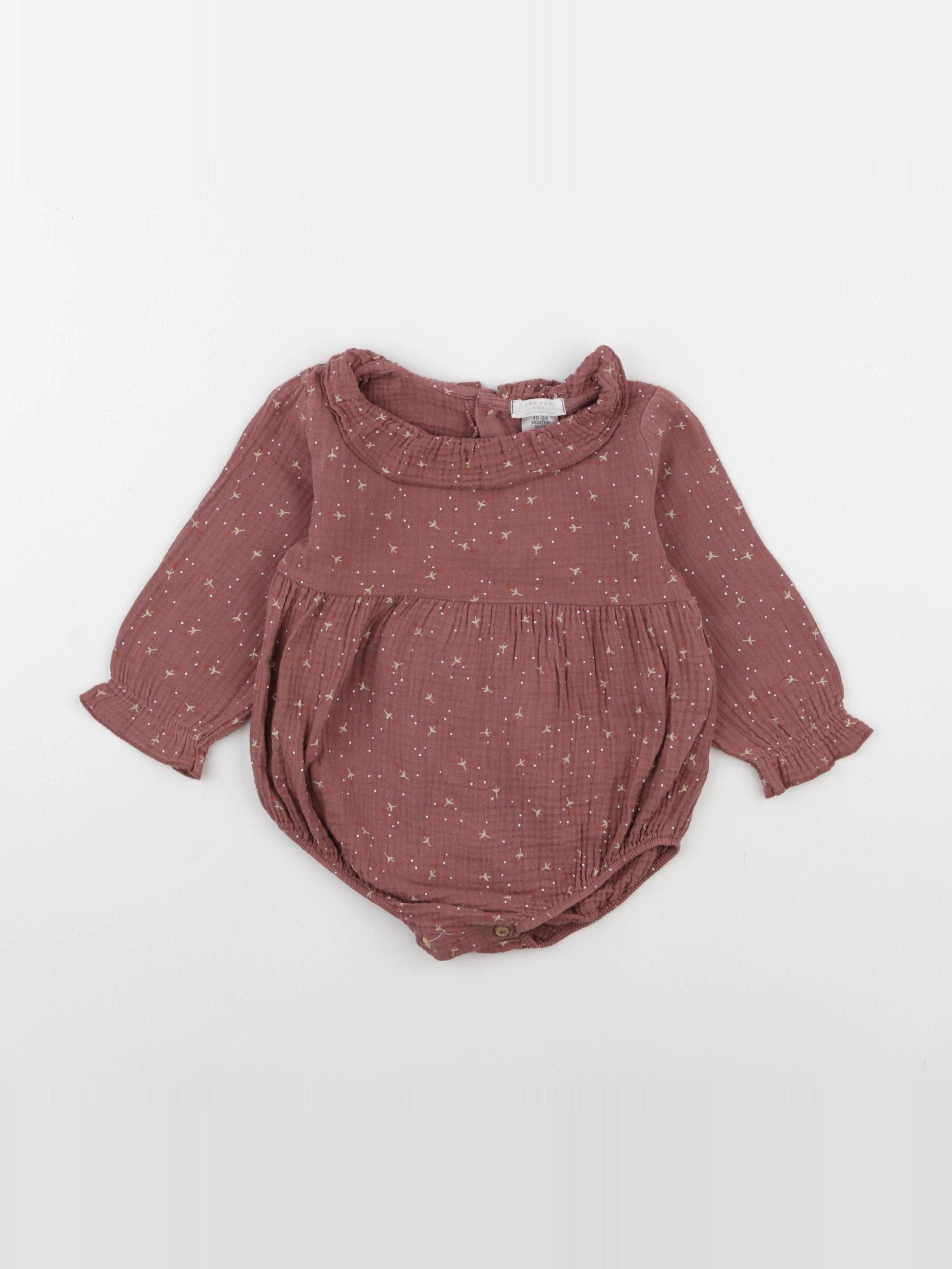 Zara - combinaison violet - 18/24 mois